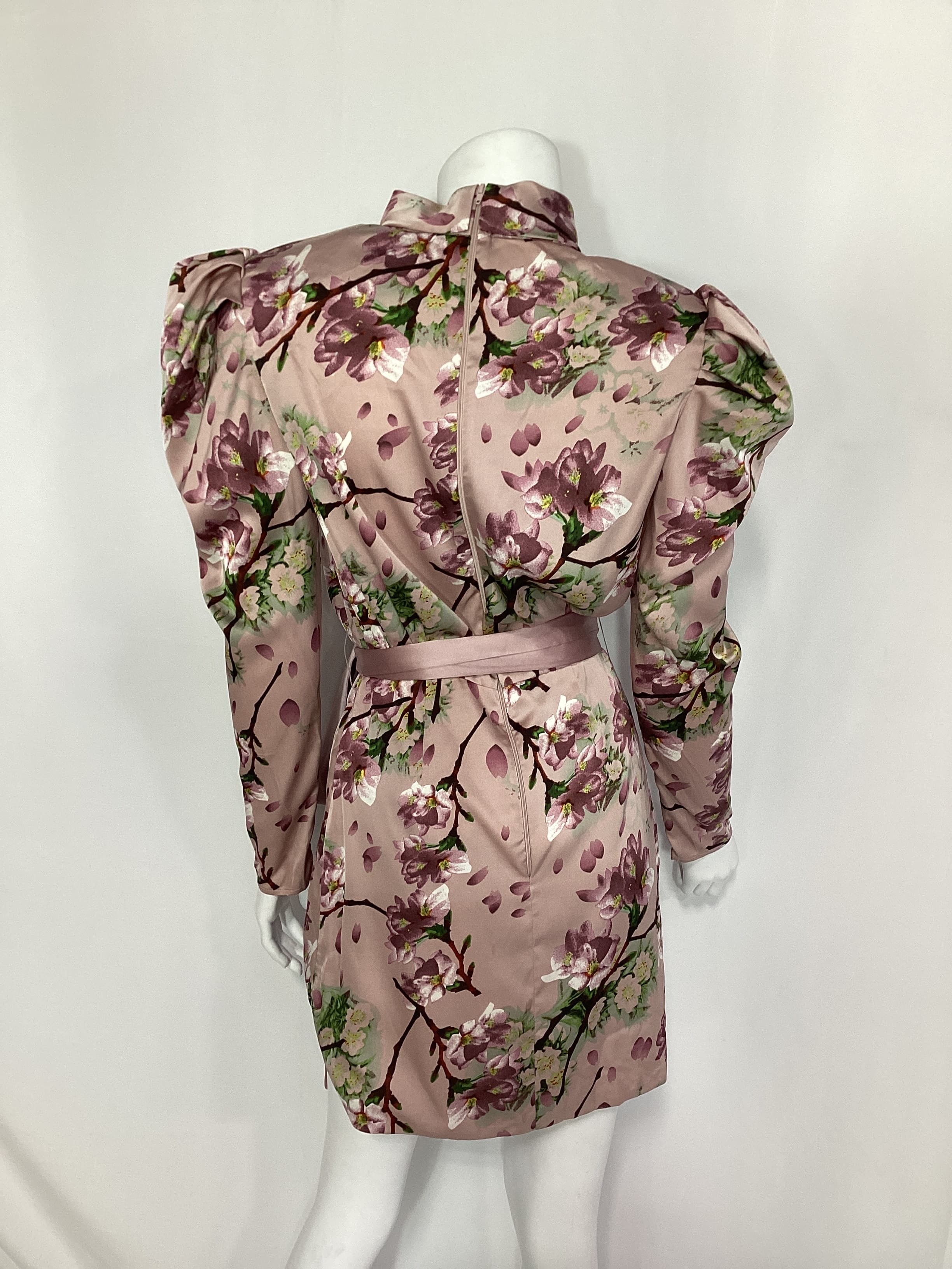 Noel Sakura Mini Dress In Pink & Floral - Image 2