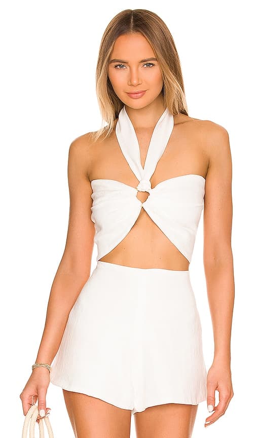 Carolina Top In Ecru - Image 1