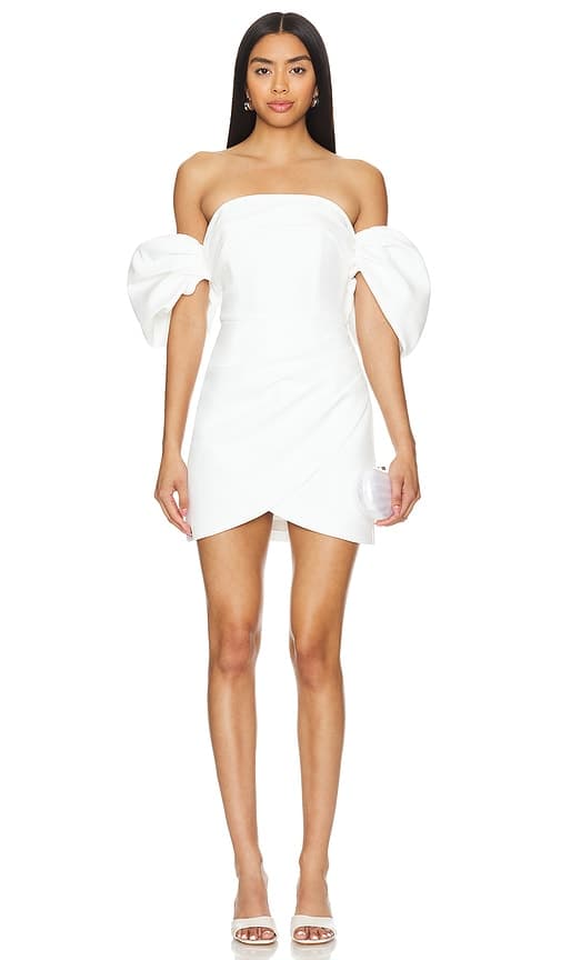 Palladium Dress In Ivory - Image 1