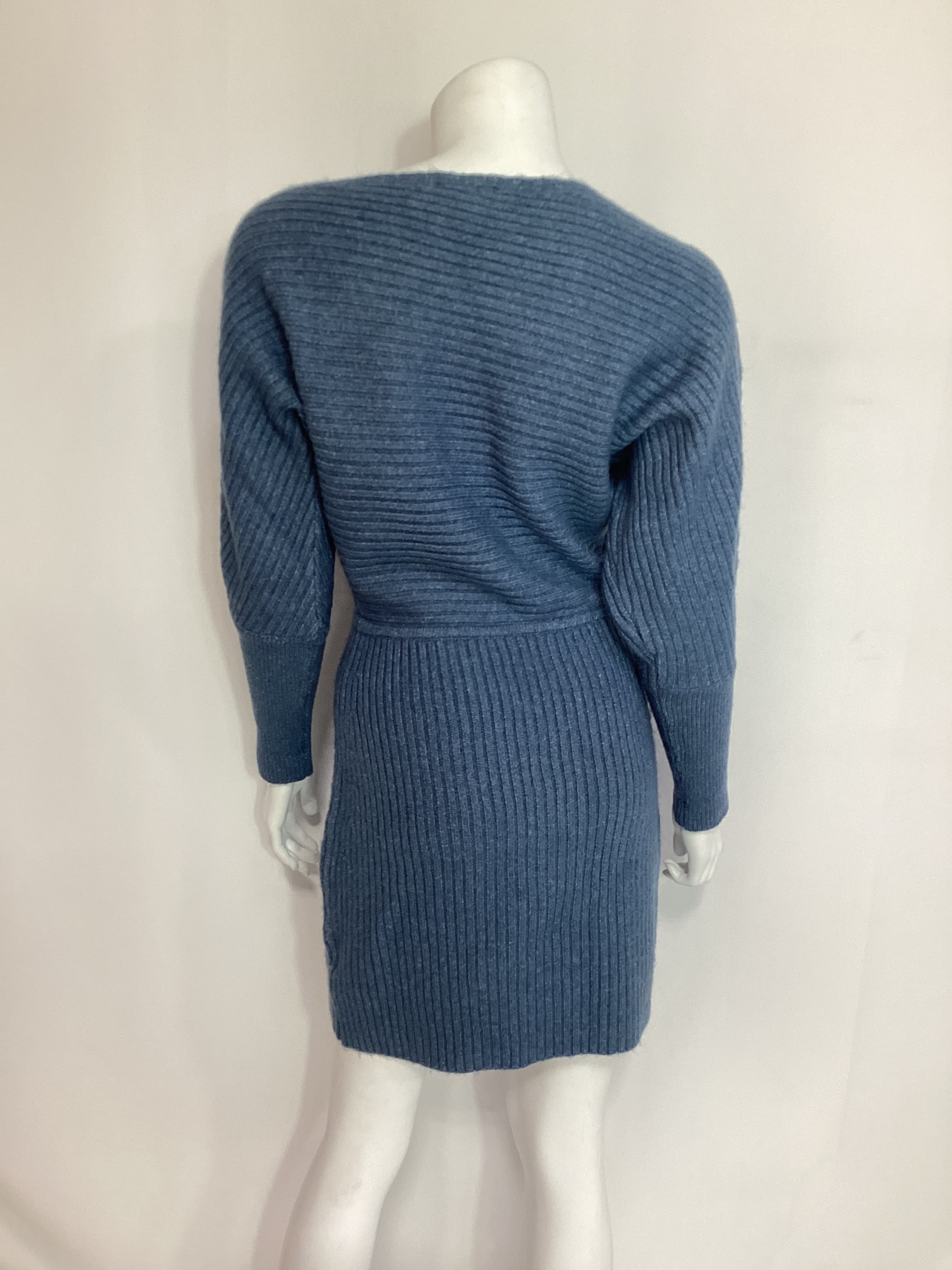 Lovely Mini Dress In Denim Blue - Image 2