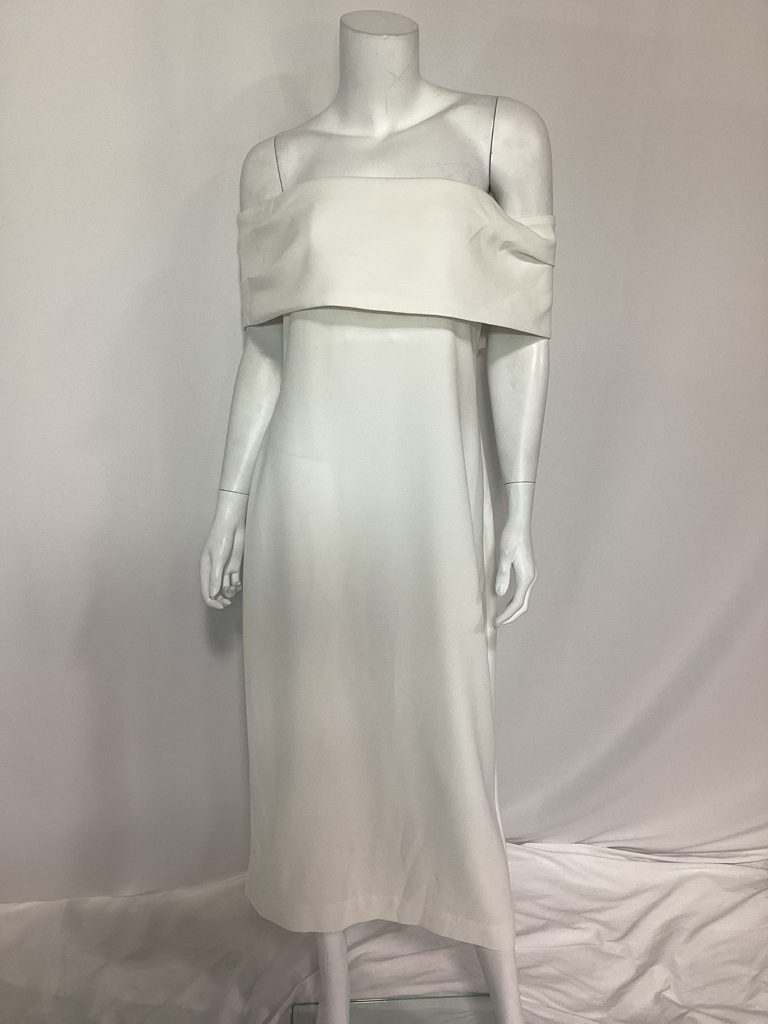 Cohen Midi Dress In White - Image 2