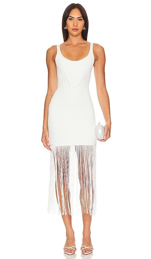 Tiana Dress In White - Image 1