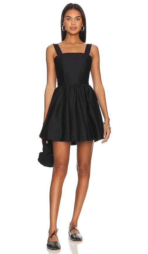 Saige Mini Dress In Black - Image 1
