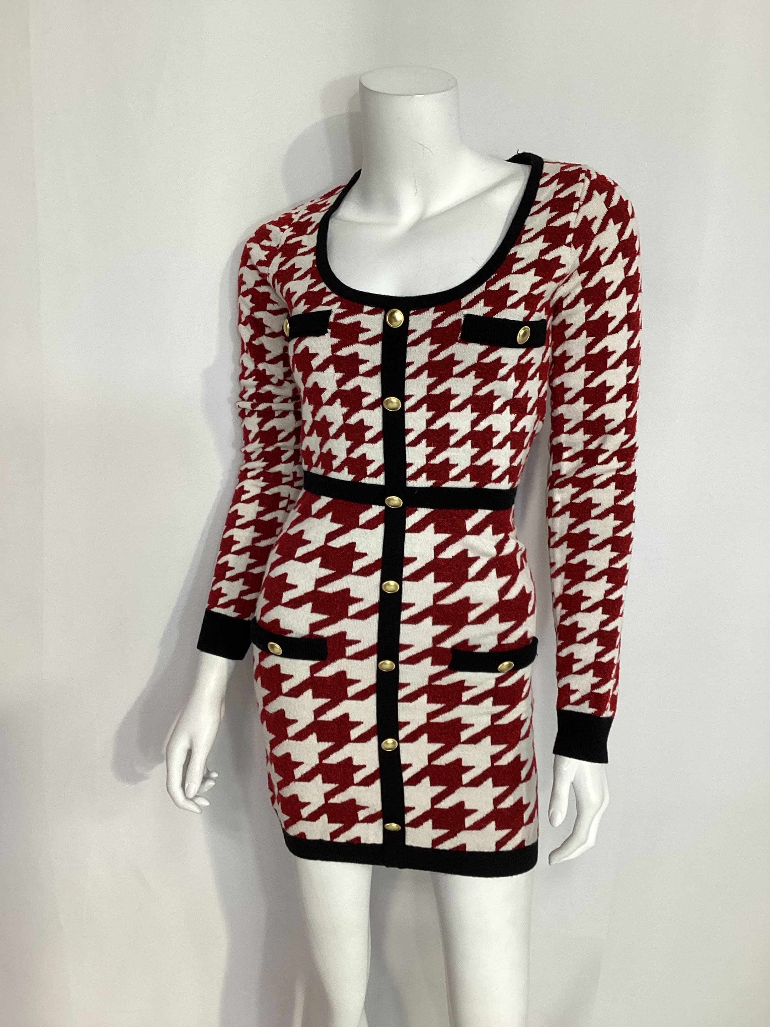 Sherry Mini Dress In Red Multi - Image 3