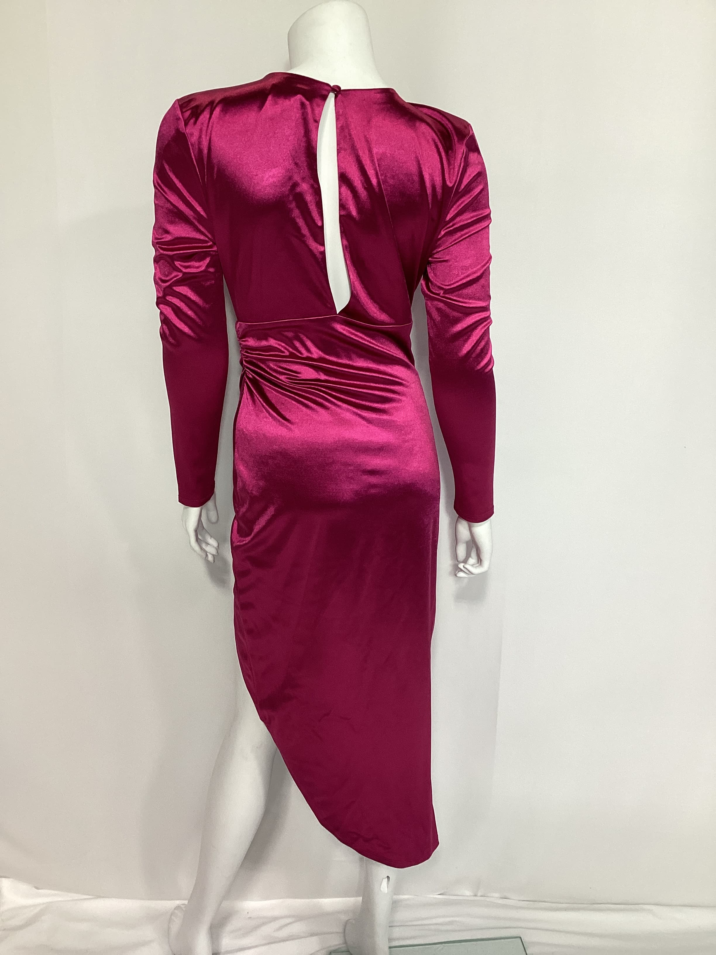 Michael Costello X Revolve Mariya Midi Dress In Burgundy - Image 4