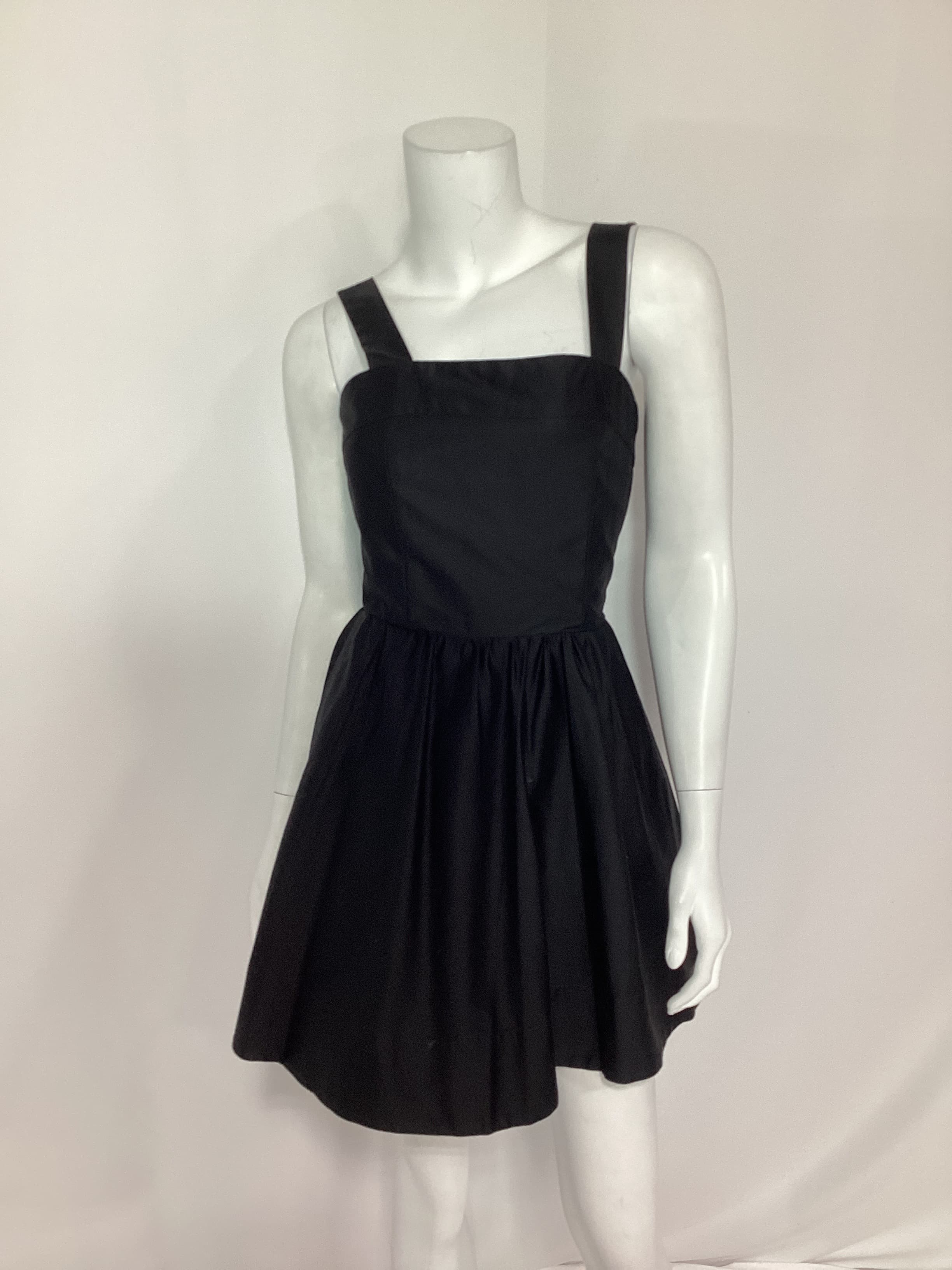 Saige Mini Dress In Black - Image 4
