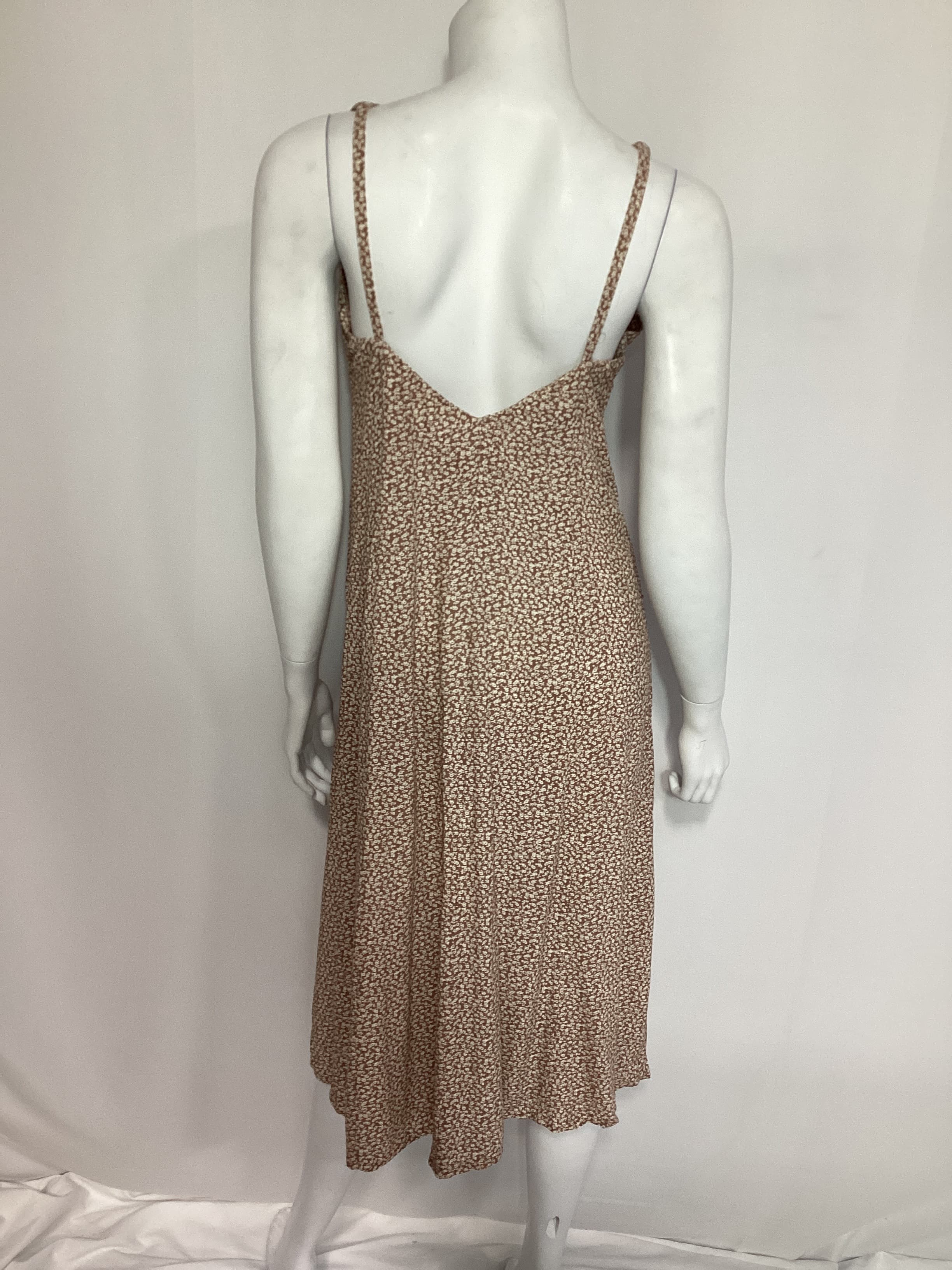 Monica Dress In Dusty Brown - Image 3