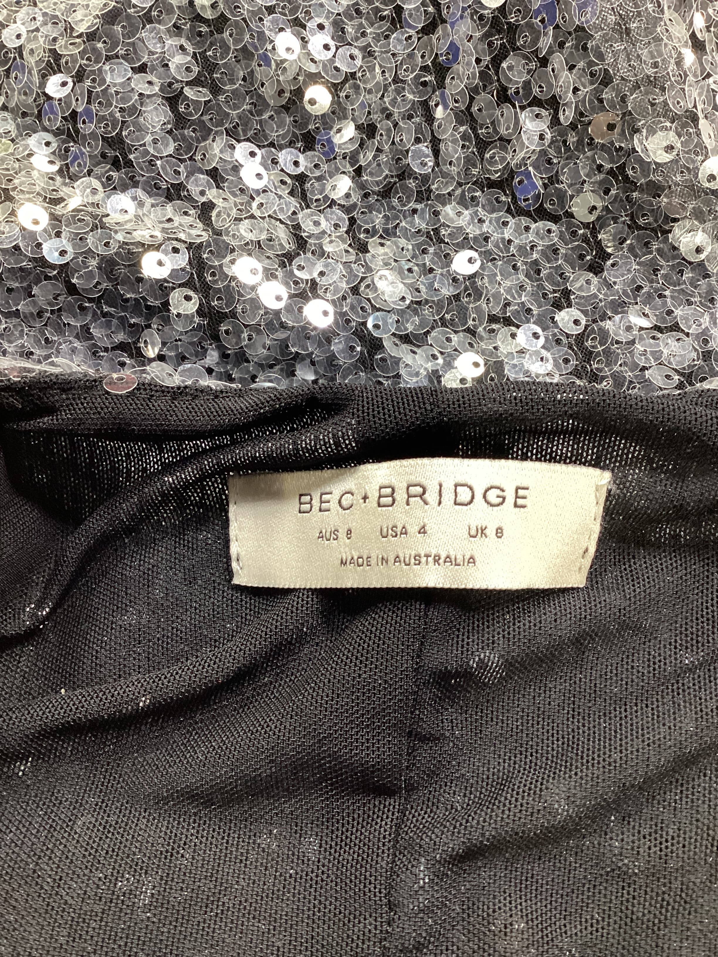 Love Sequin Mini Dress In Black - Image 4