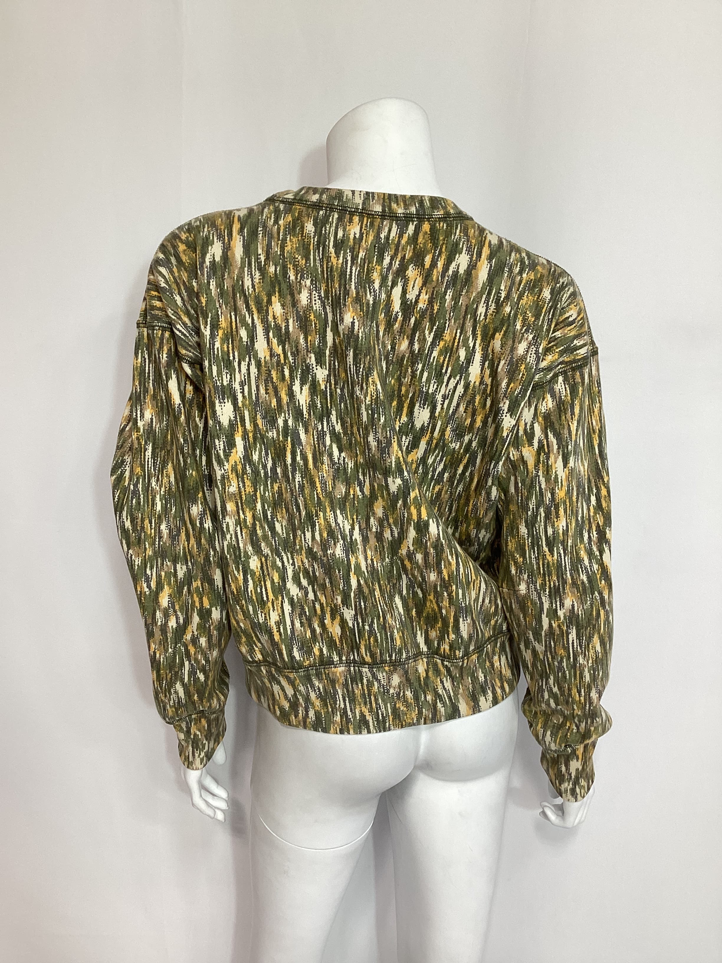 Mobyli Flocked Printed Cotton-Blend Jersey Sweatshirt - Image 2