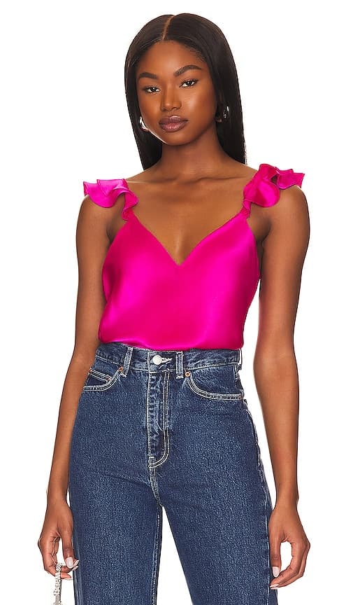 Damaris Cami In Neon Pink - Image 1
