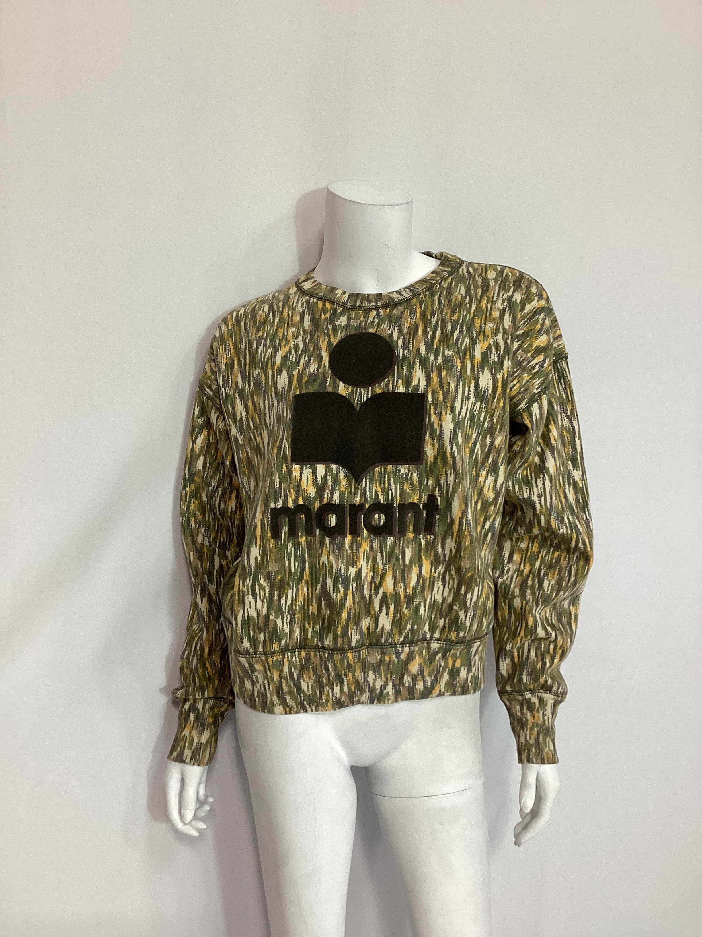 Mobyli Flocked Printed Cotton-Blend Jersey Sweatshirt - Image 4