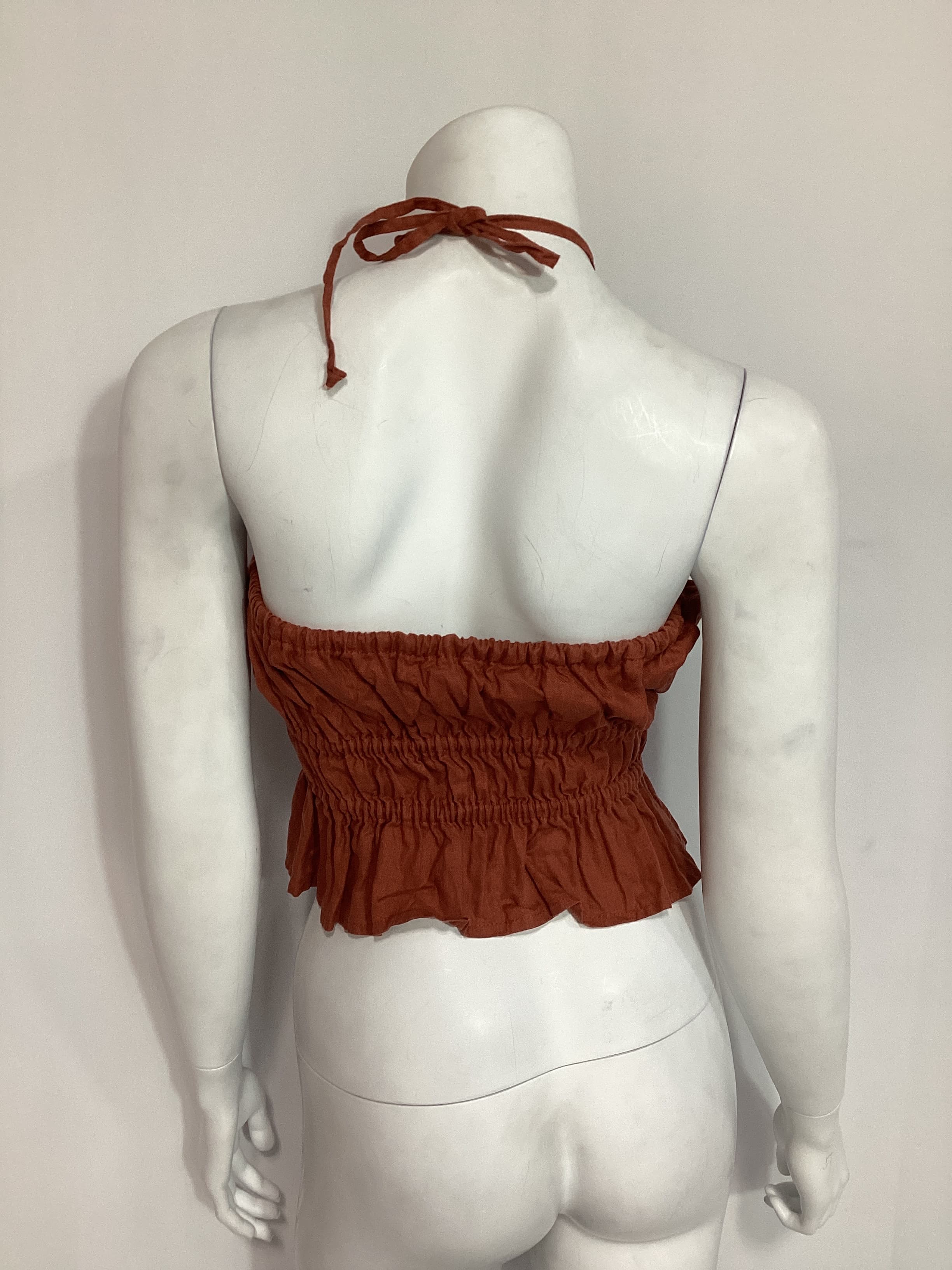 La Fleur Top In Brick - Image 3