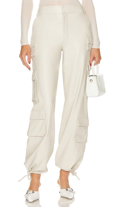 Bobbi Cargo Pants In Bone - Image 1