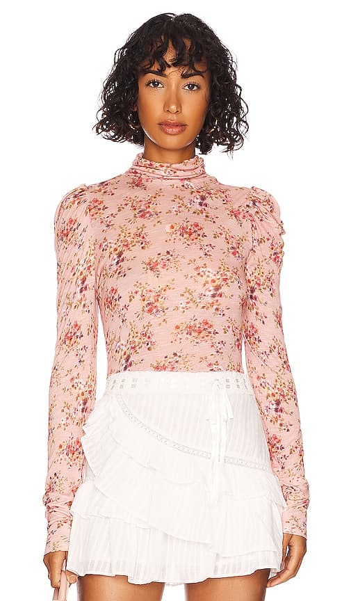 Vienna Turtleneck In Berry Cobbler - Image 1