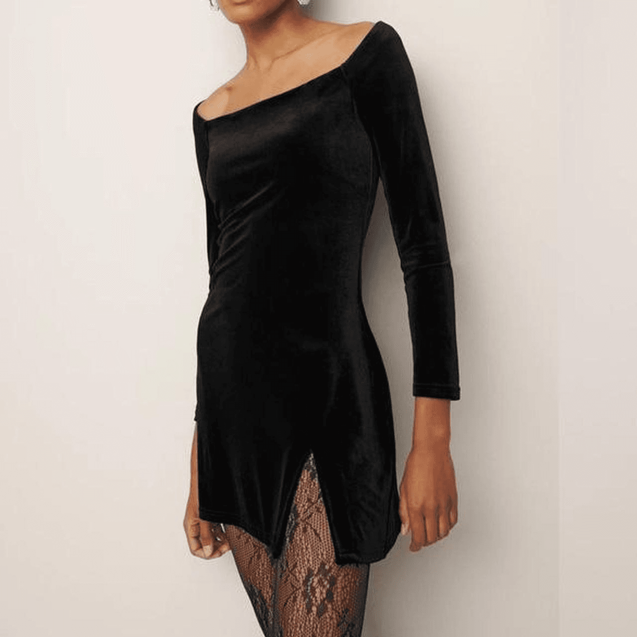 Dario Velvet Dress - Image 1