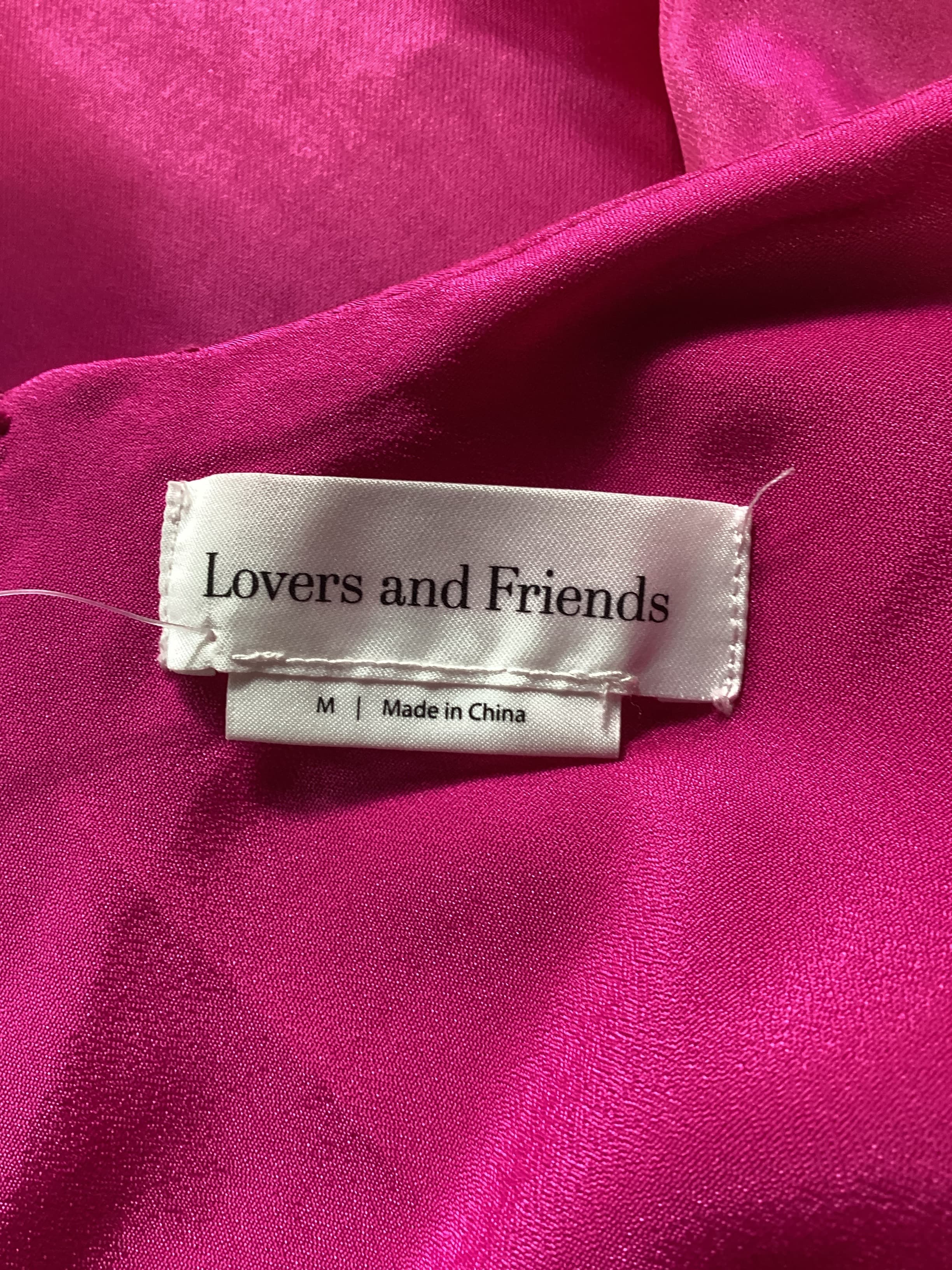 Hayes Mini Dress In Magenta Pink - Image 4