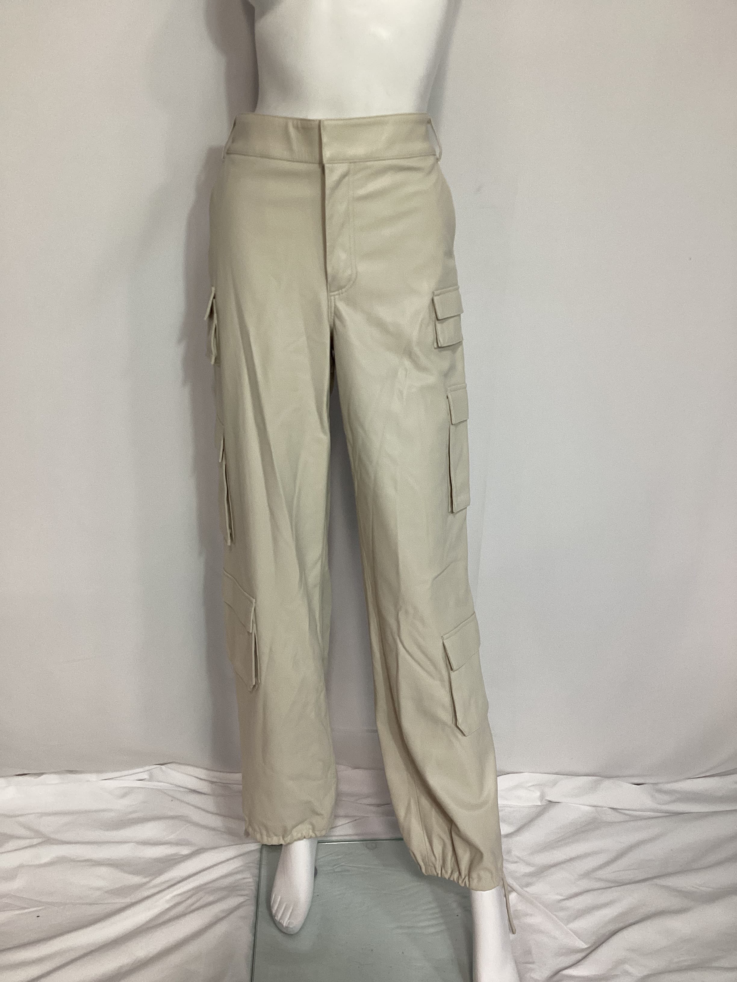 Bobbi Cargo Pants In Bone - Image 3