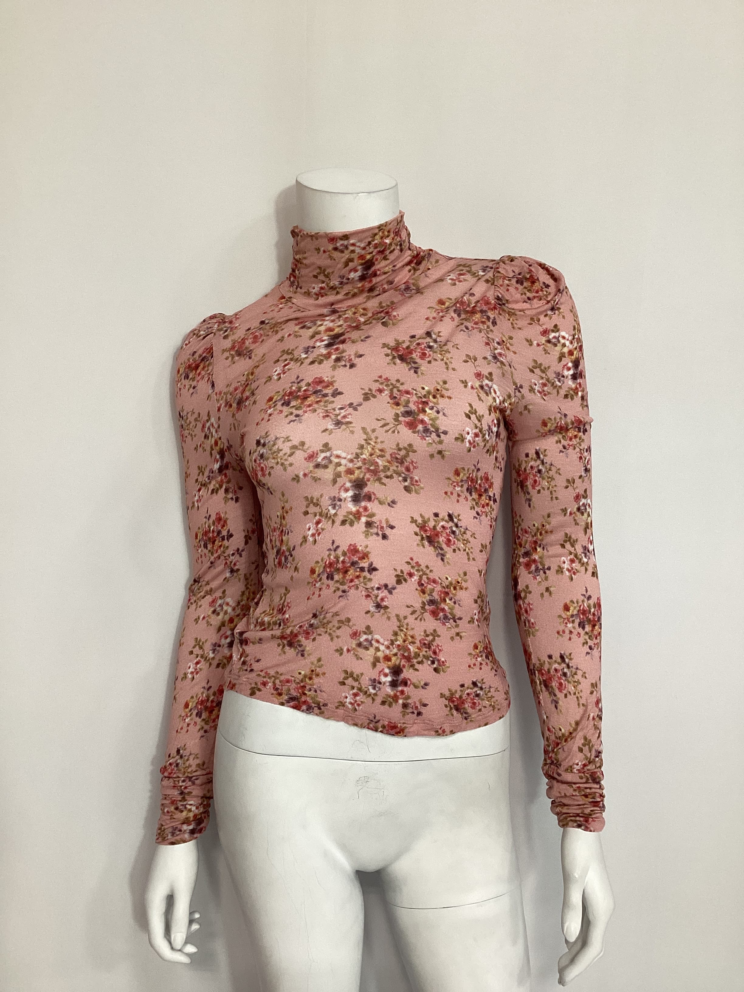 Vienna Turtleneck In Berry Cobbler - Image 2