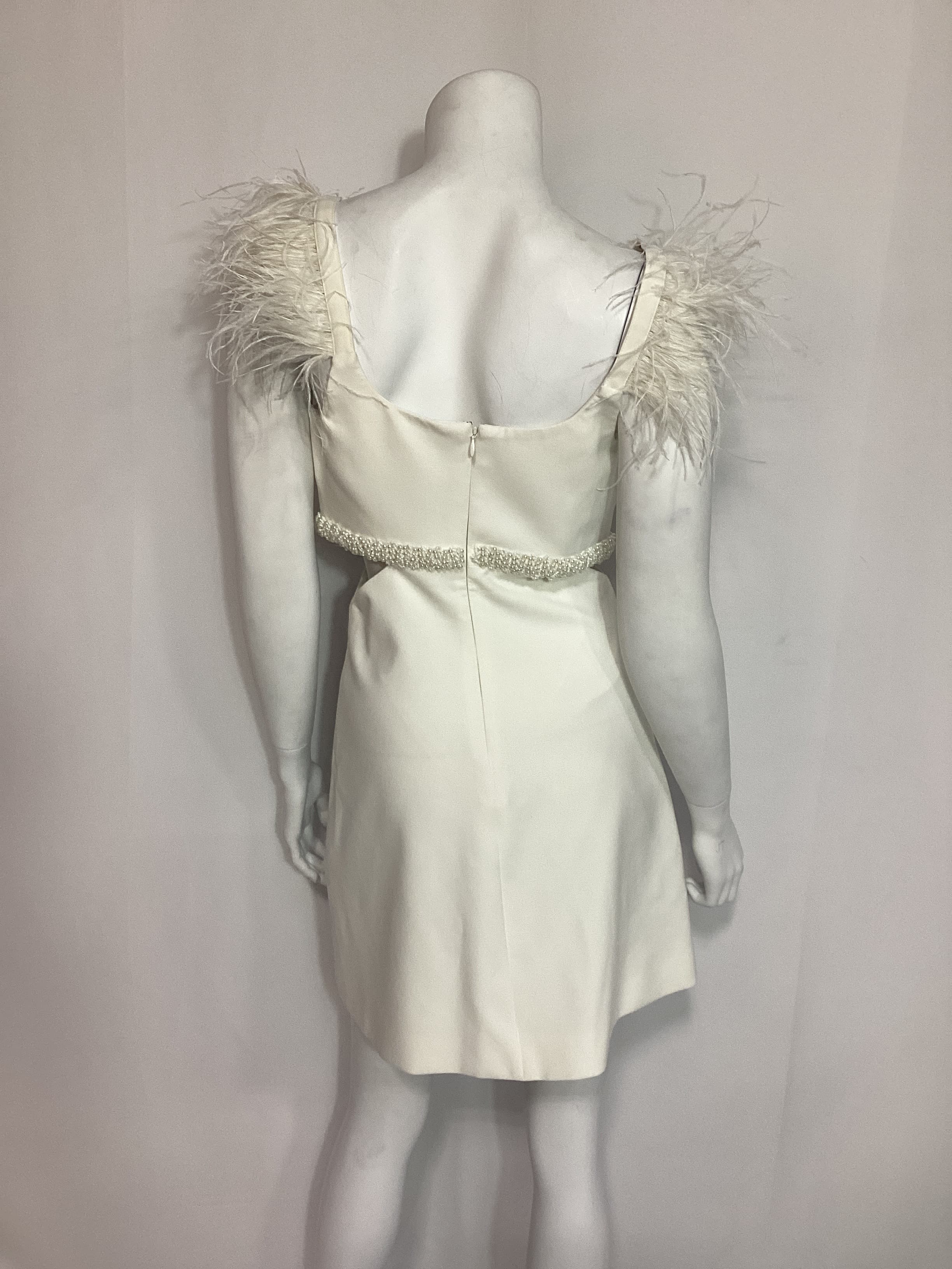 Mini Taliah Dress In White - Image 2