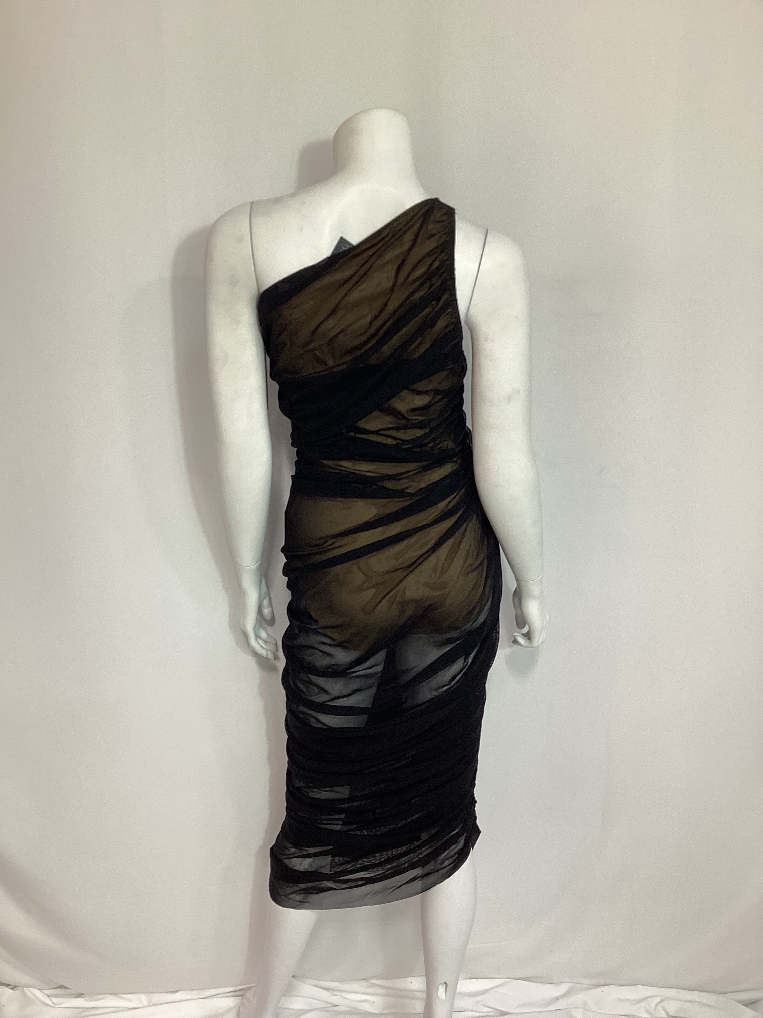 Diana Gown In Black Mesh - Image 2