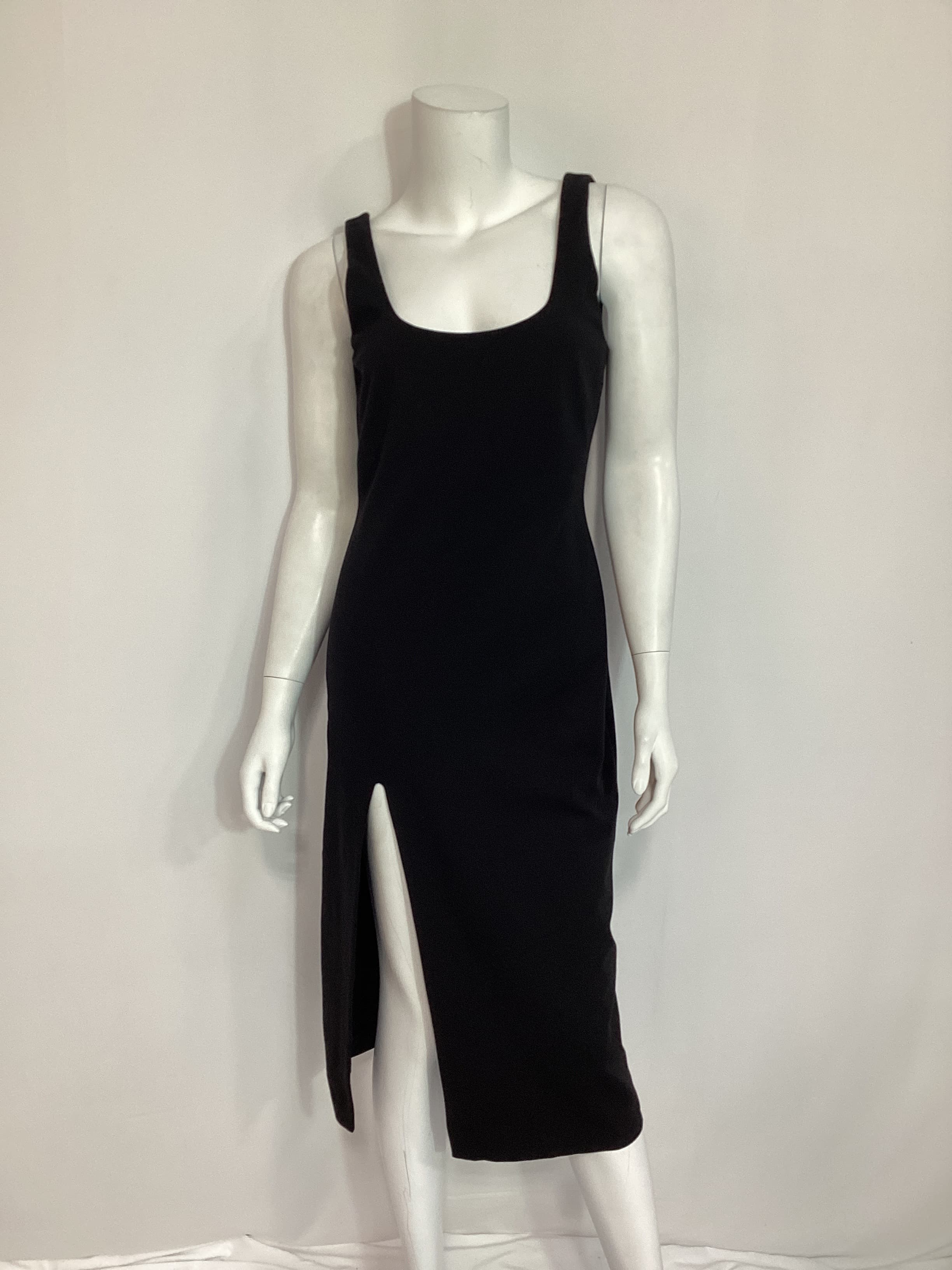 Thom Midi Dress In Black - Image 2