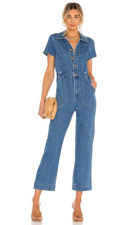 Emery Jumpsuit In French Blue - Image 1