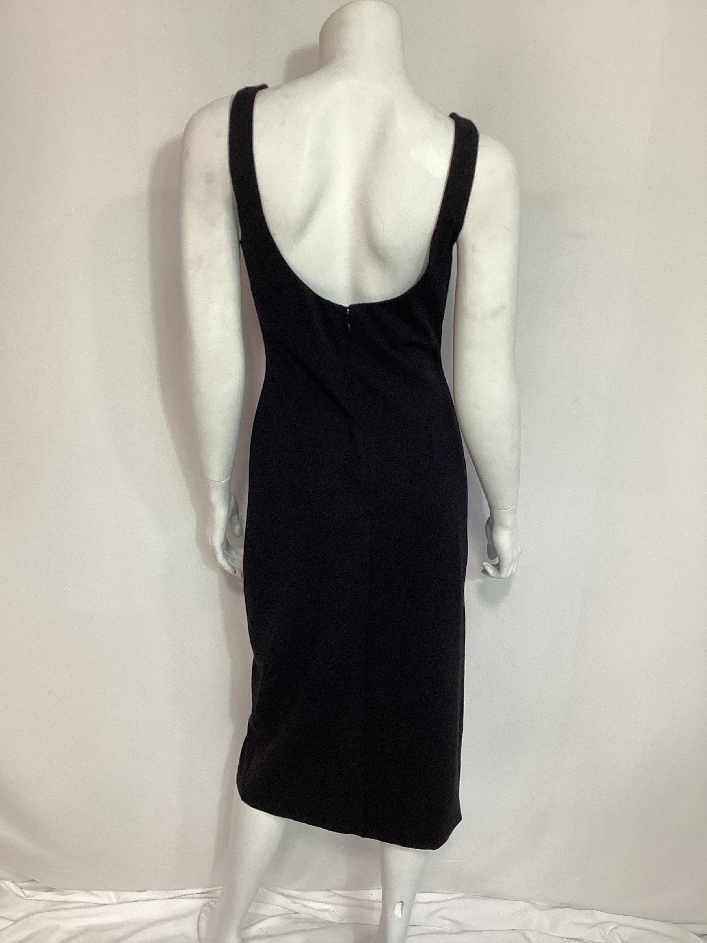 Thom Midi Dress In Black - Image 3