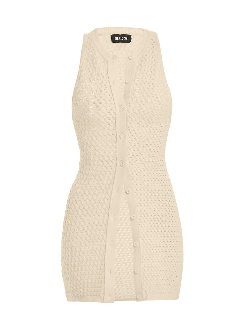 Tilli Knit Crochet Vest Top - Image 1
