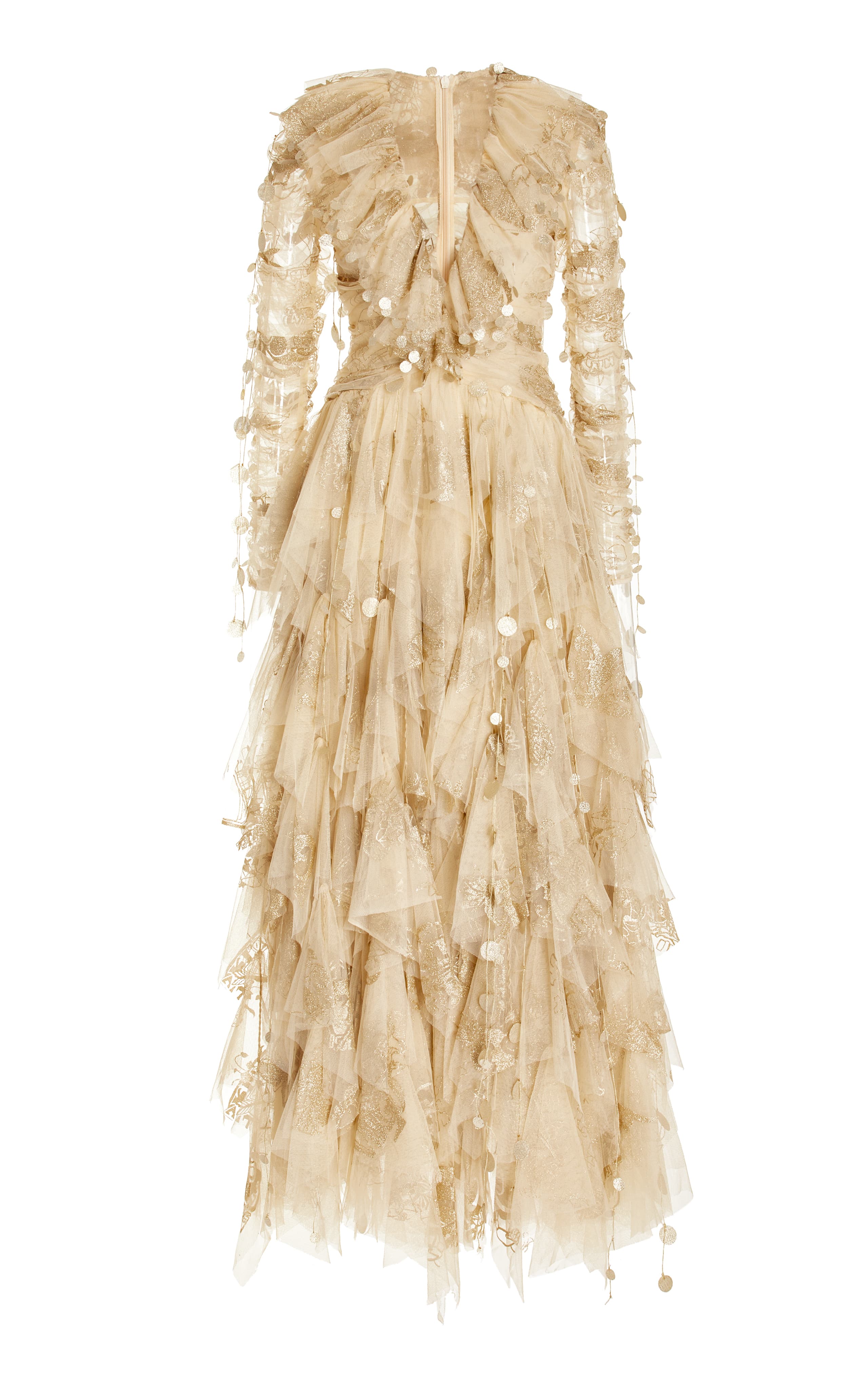 Kaleidoscope Sequined Tulle Maxi Dress - Image 1