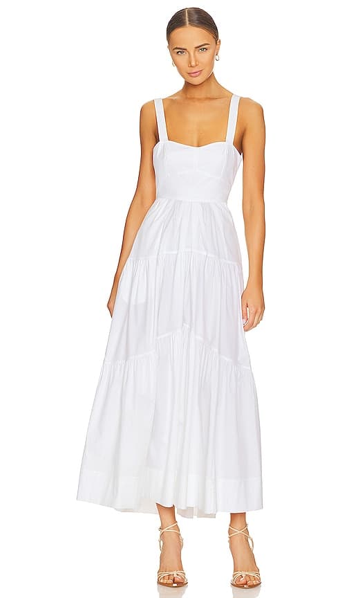 Lily Dress In White - Image 1