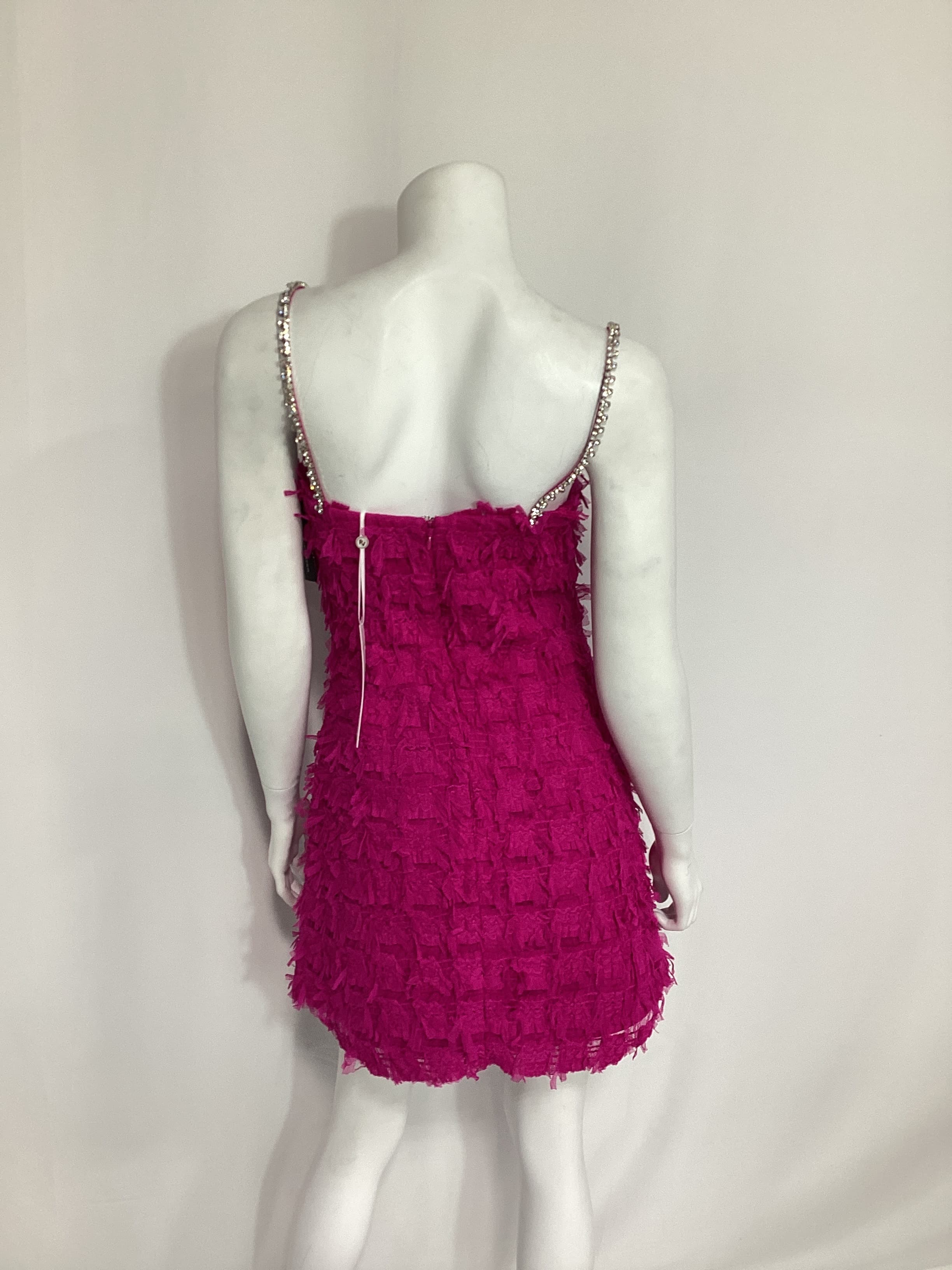 Cherie Amour Crystal-Embellished Ruffled Tulle Mini Dress - Image 2