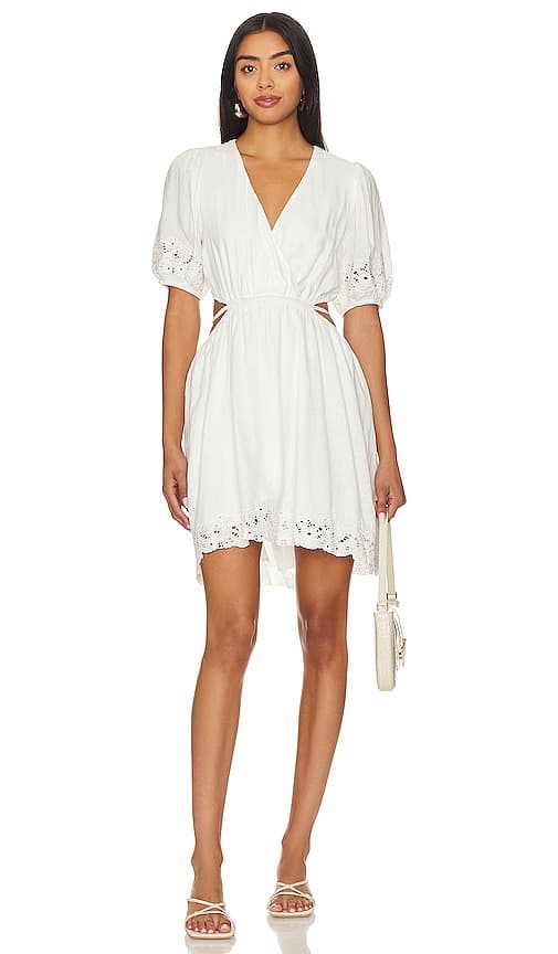 Haylen Dress In White - Image 1