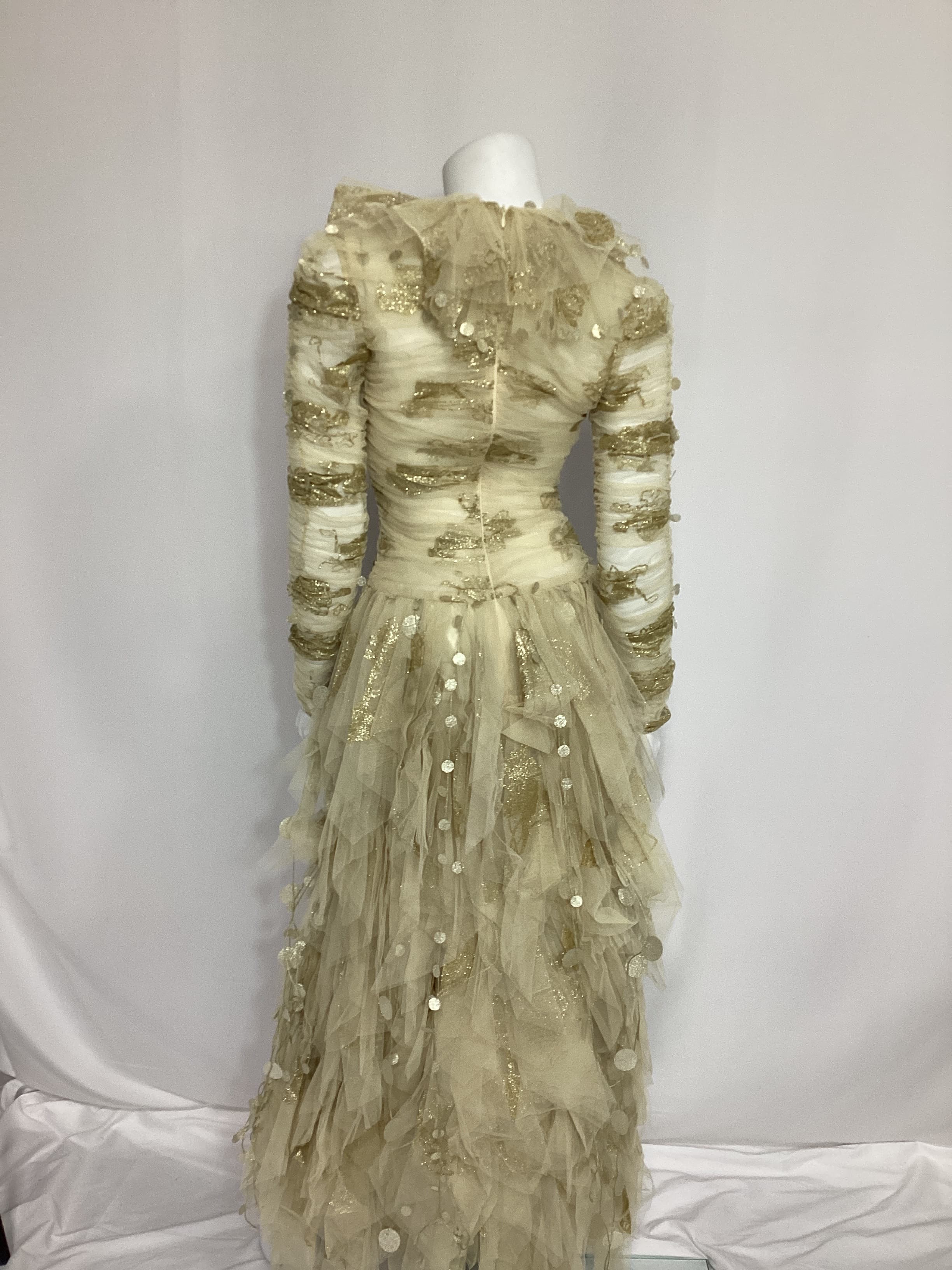 Kaleidoscope Sequined Tulle Maxi Dress - Image 2