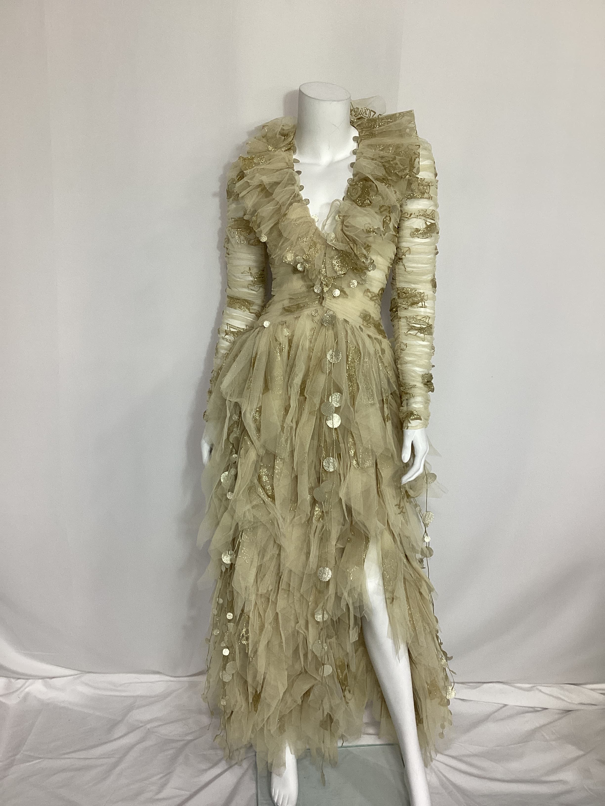 Kaleidoscope Sequined Tulle Maxi Dress - Image 4