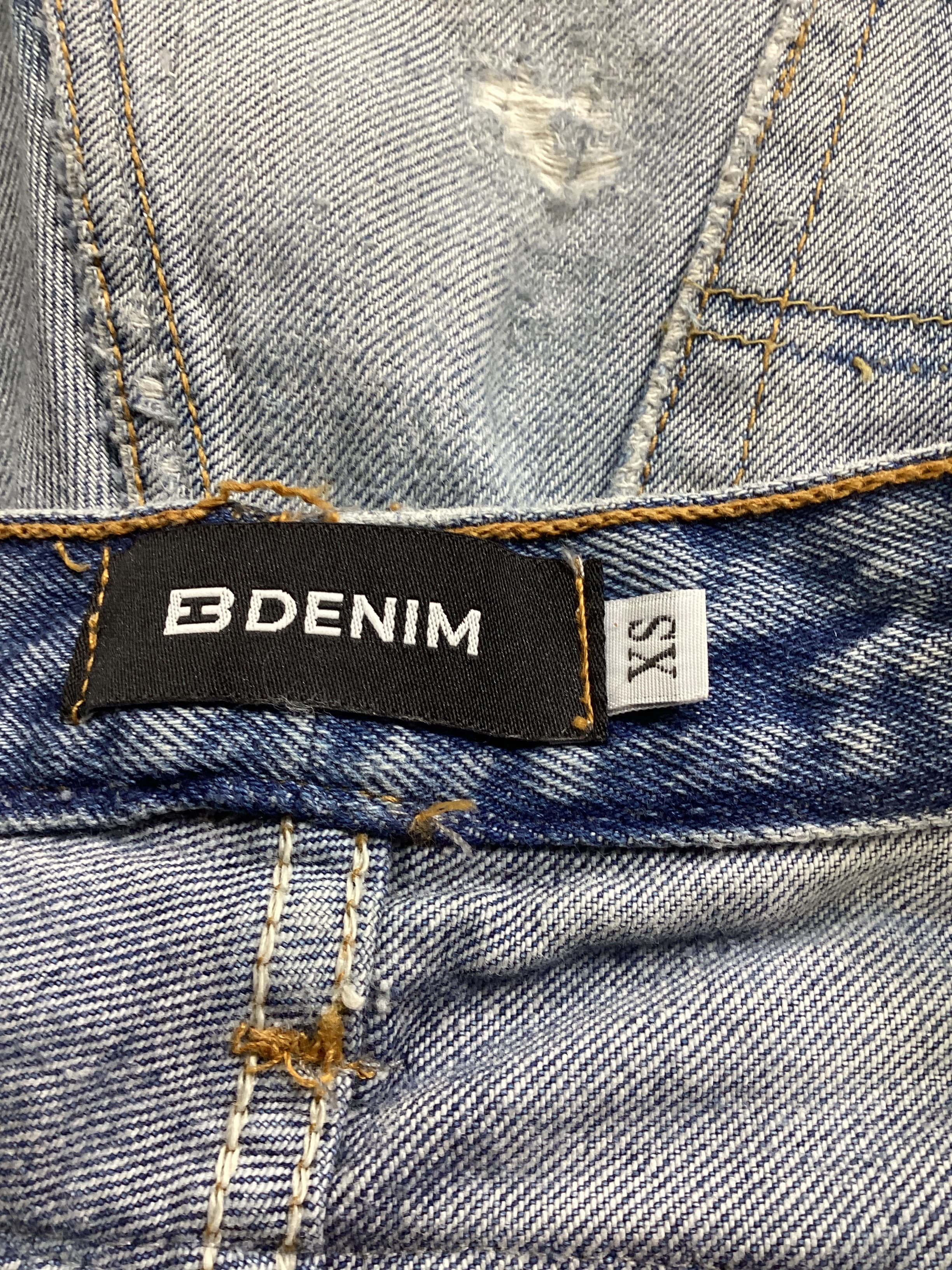 Reinvented Double Skirt In Multi Denim - Image 4
