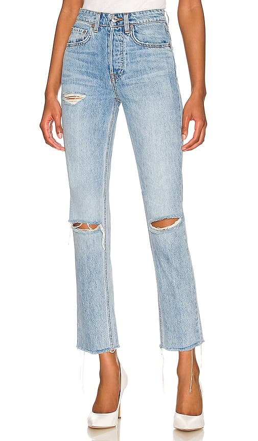 Karolina Petite High Rise Straight Crop In Point Loma - Image 1