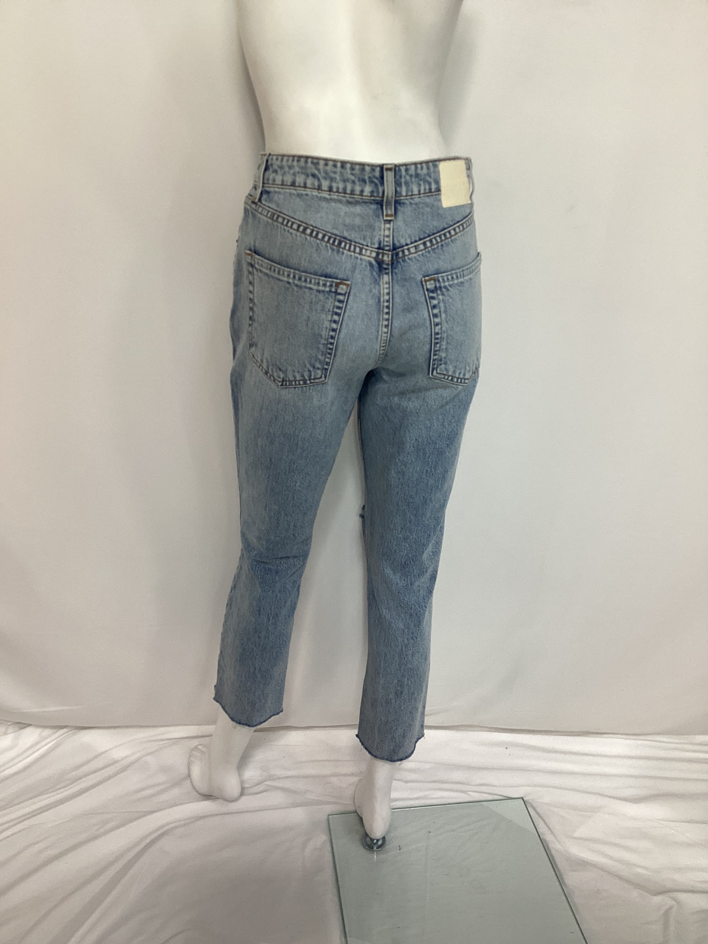 Karolina Petite High Rise Straight Crop In Point Loma - Image 2