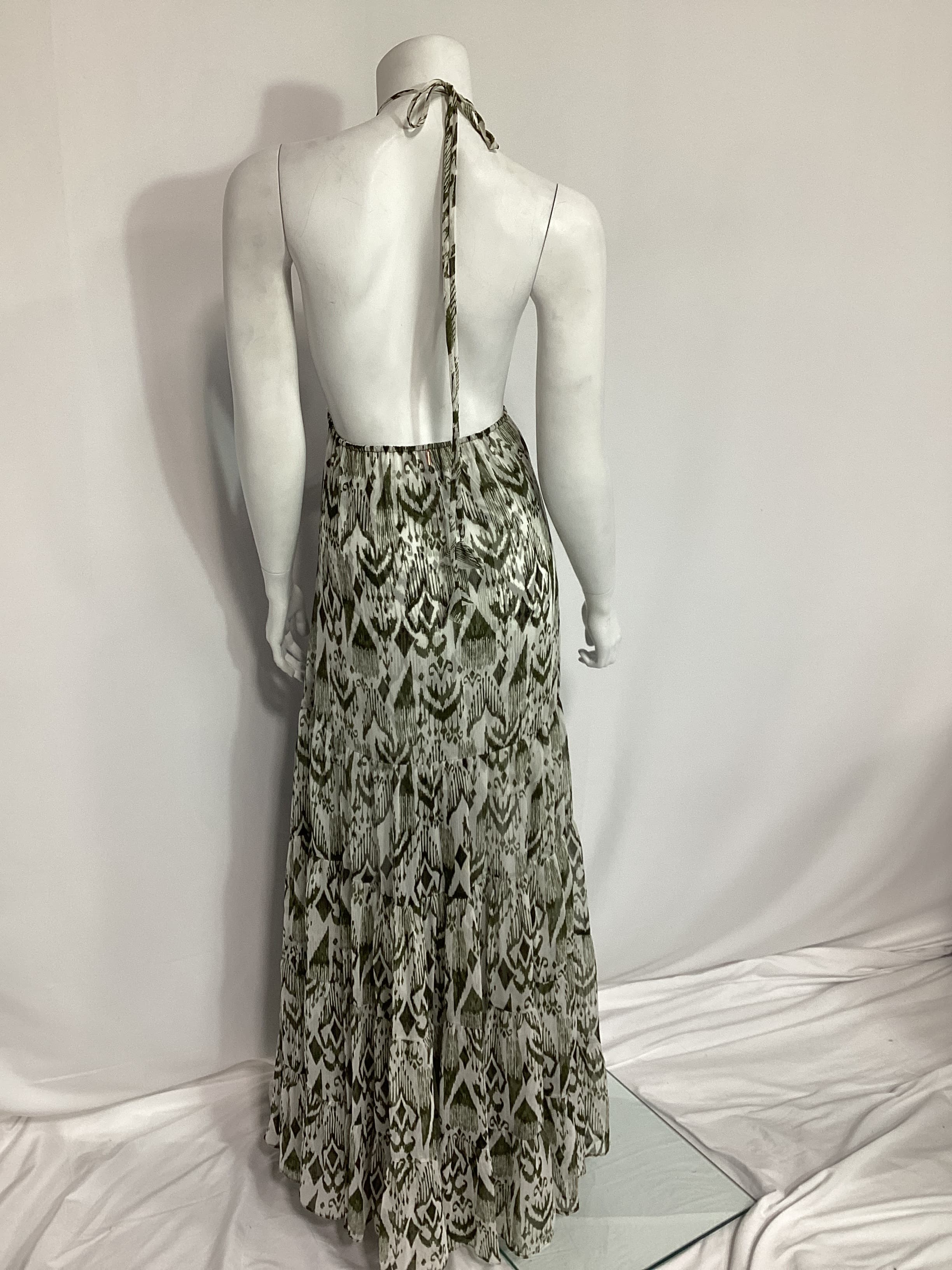 Andromeda Dress In Spring Ikat - Image 3