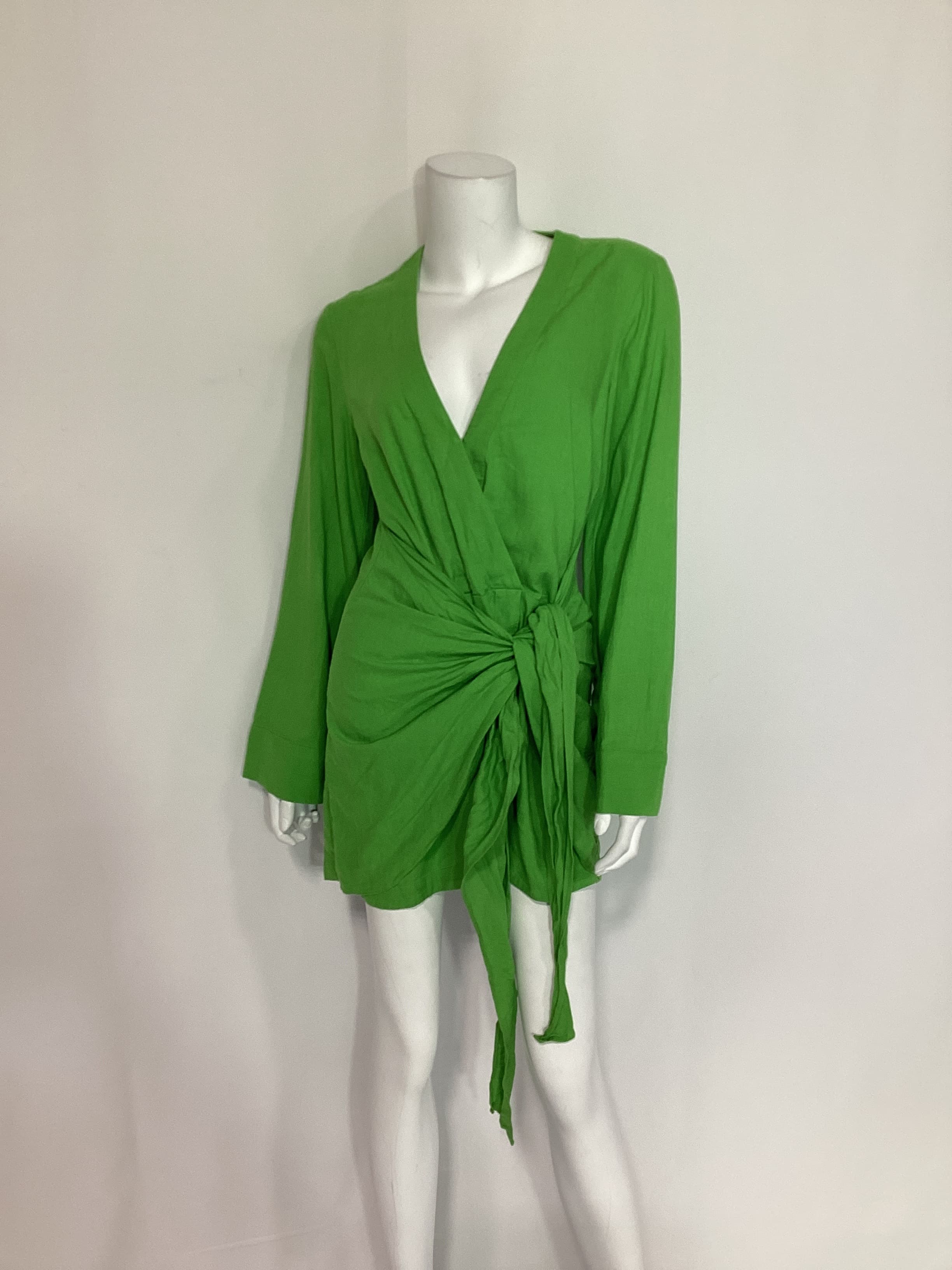 The Janeiro Mini Dress In Lime - Image 2