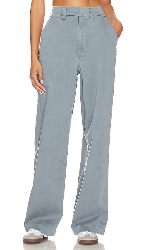 Stretch Sateen Pant In Desert Sky - Image 1