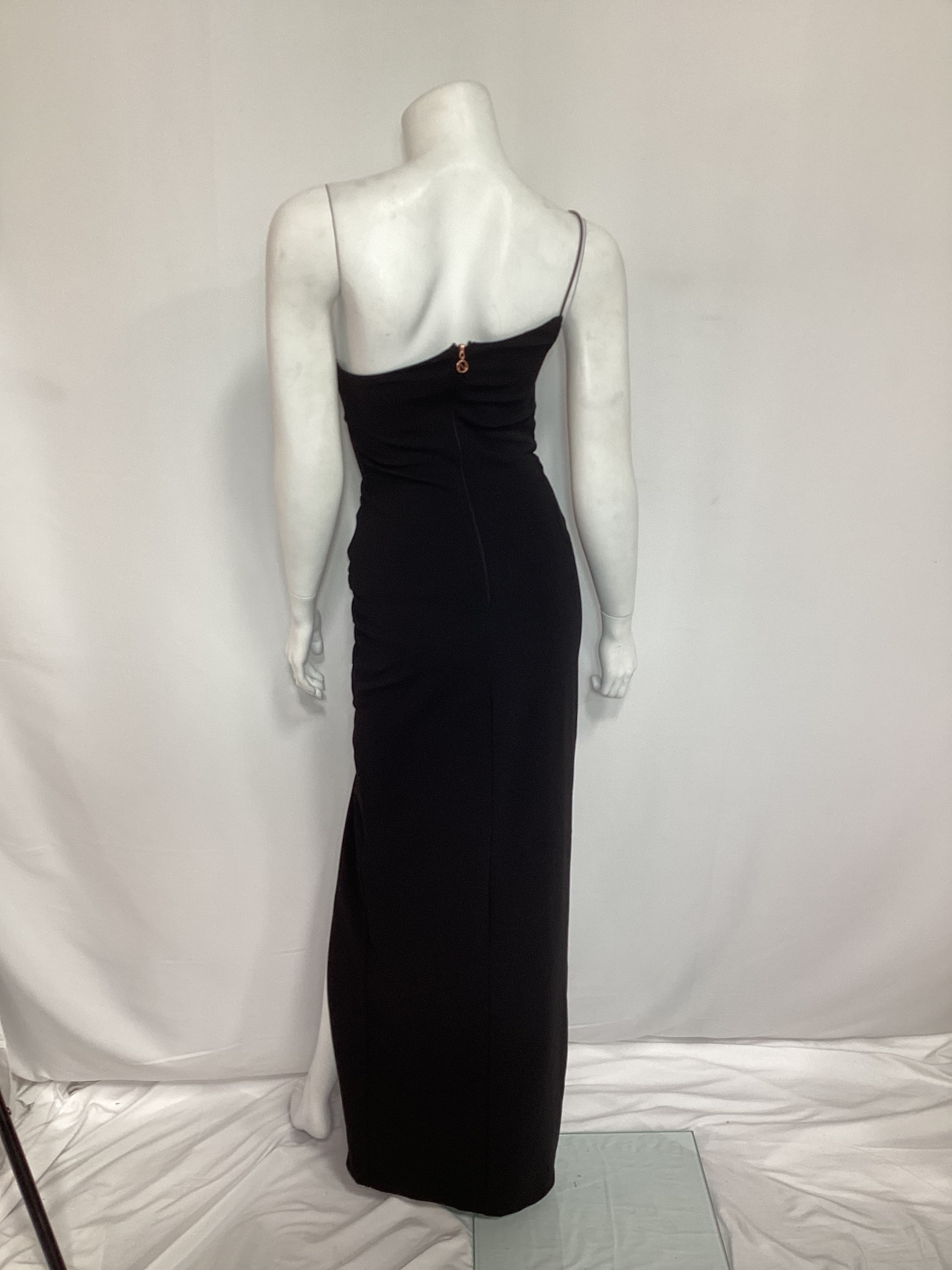Lust One Shoulder Gown In Black - Image 2