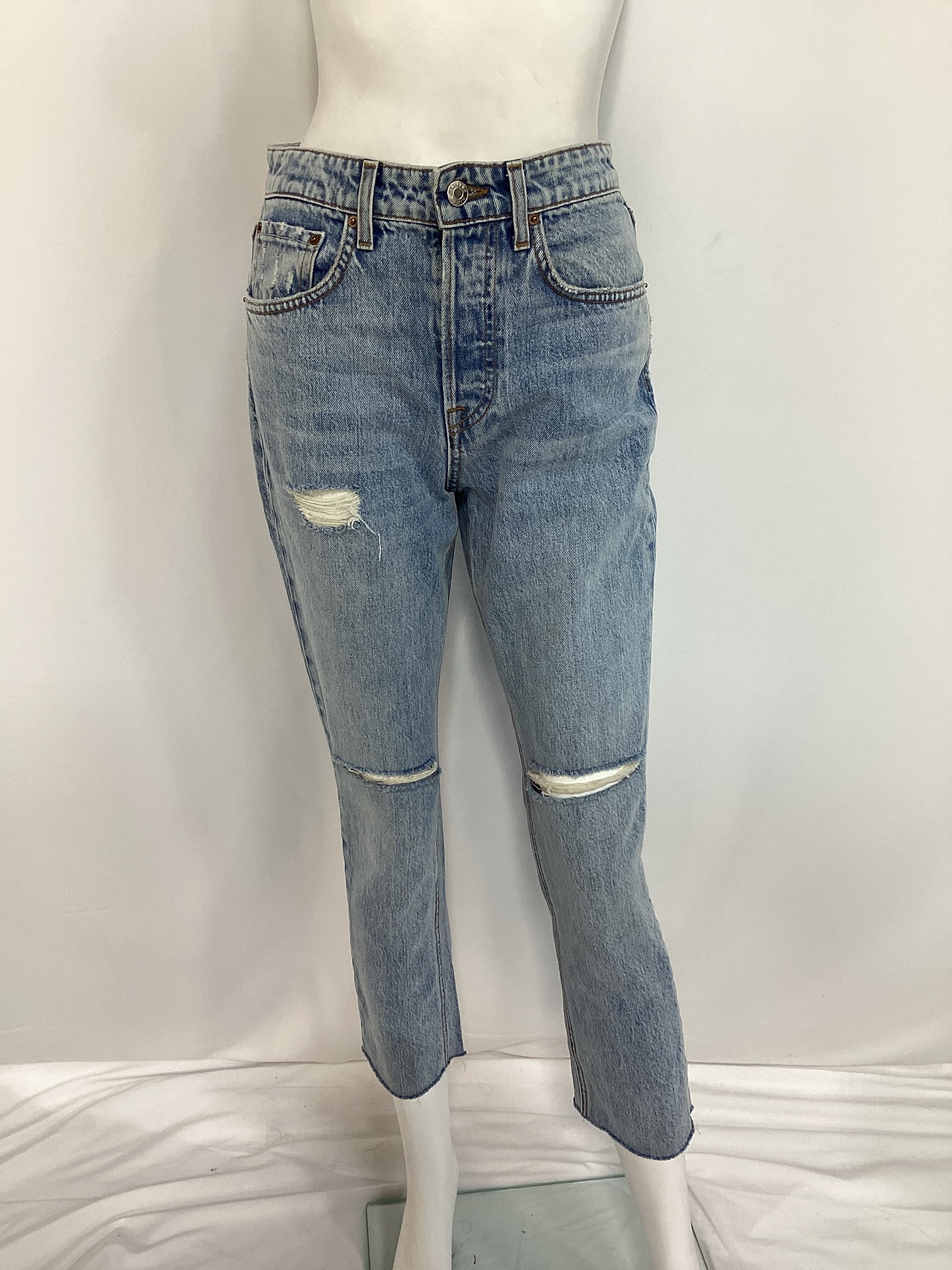 Karolina Petite High Rise Straight Crop In Point Loma - Image 4