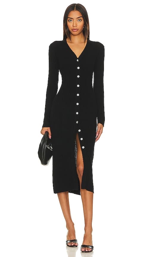 Lorraine Dress In Black - Image 1