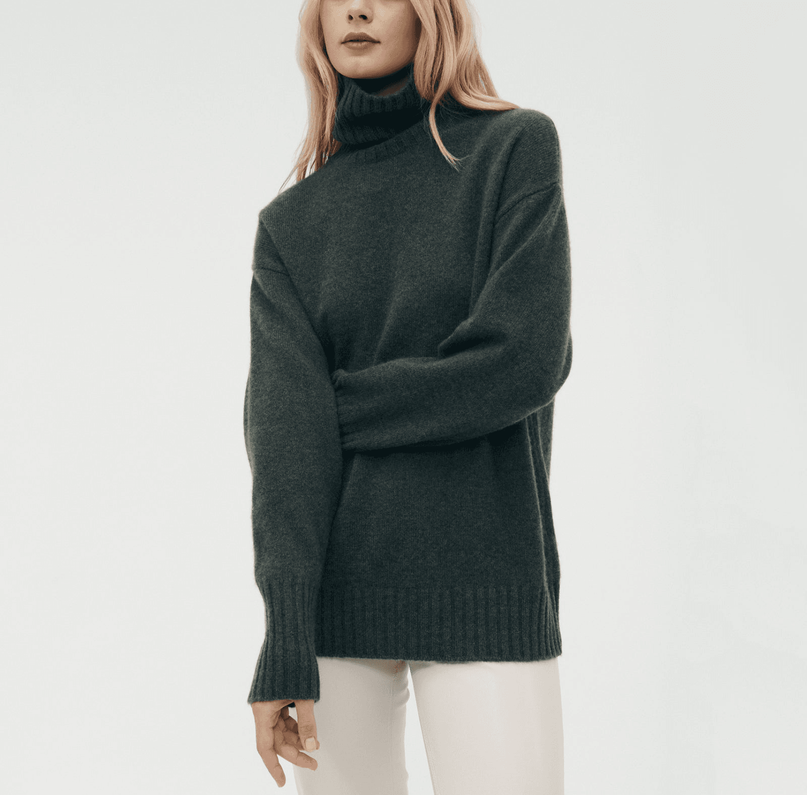 Luxe Cashmere Turtleneck Tunic - Image 1