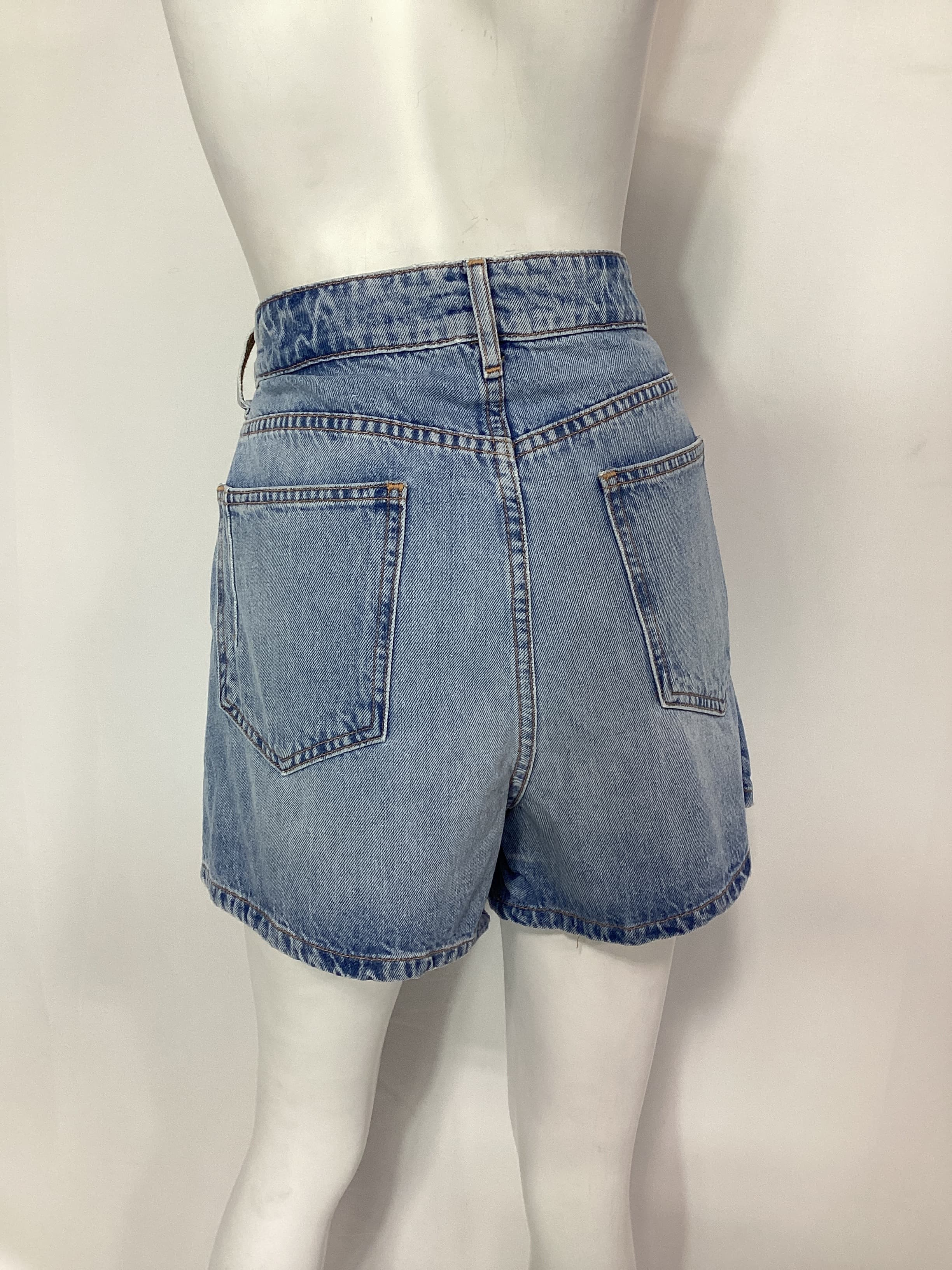10 Crosby Winnie Asymmetric Denim Skort - Image 4
