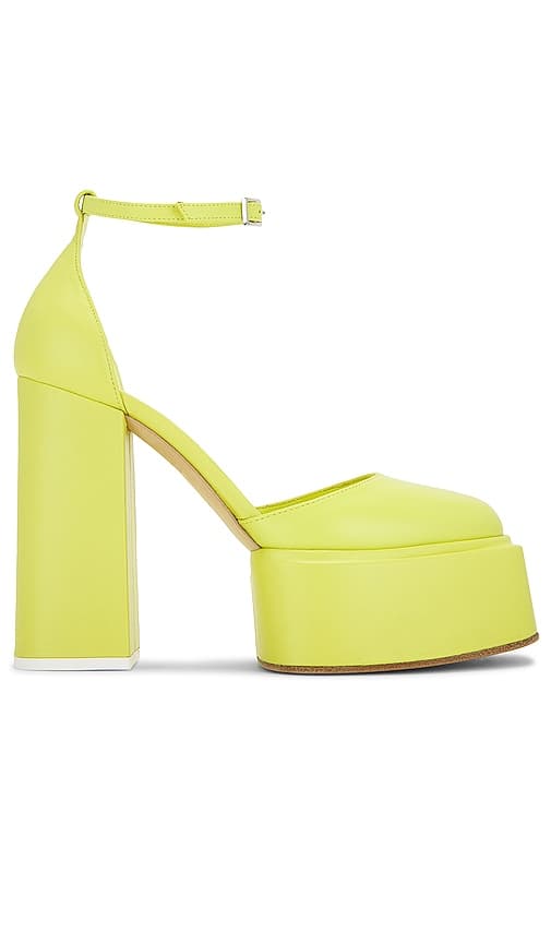 Ambra Heel In Pulp Lime - Image 1