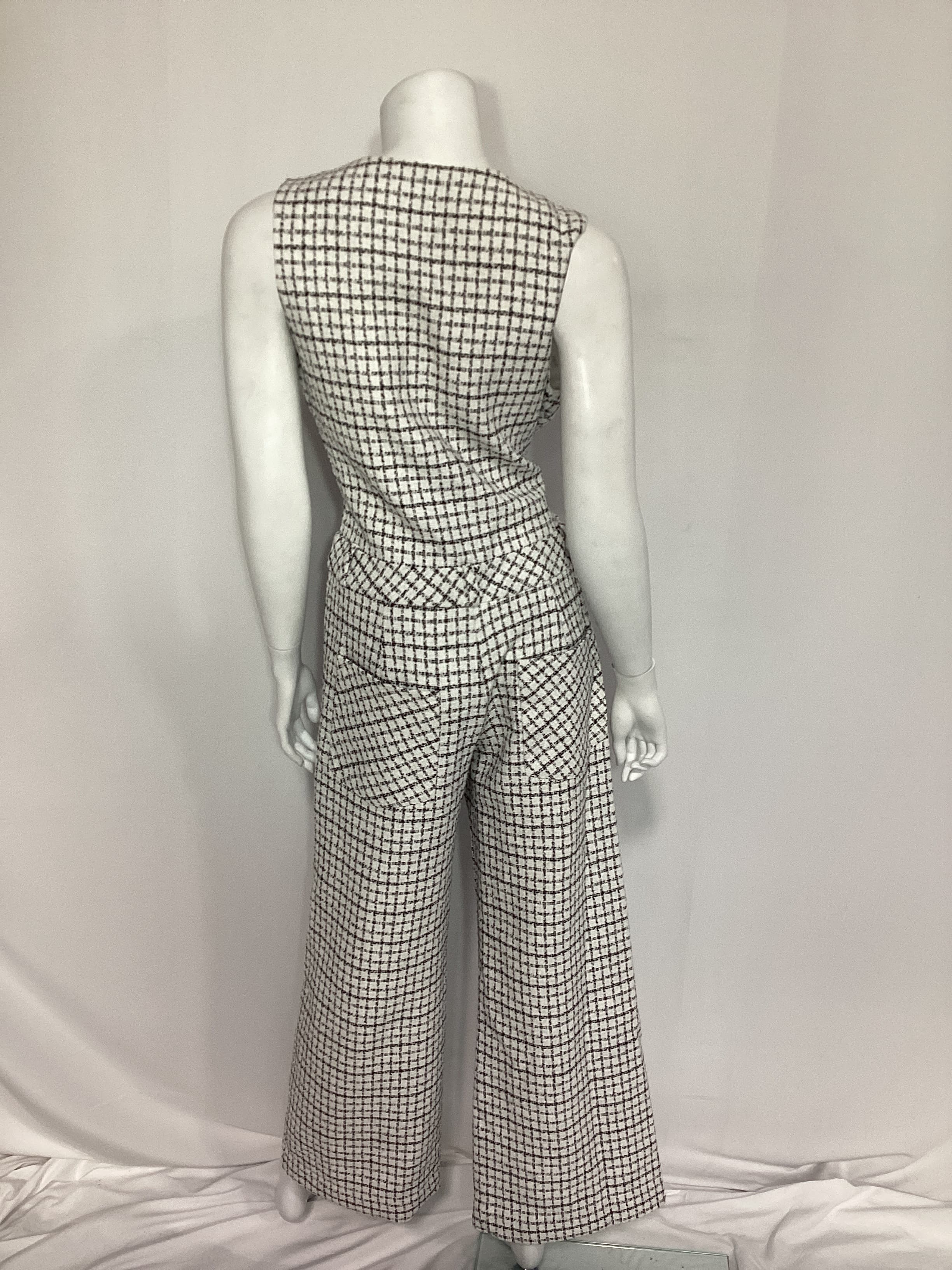 Tori Jumpsuit In White & Black - Image 3