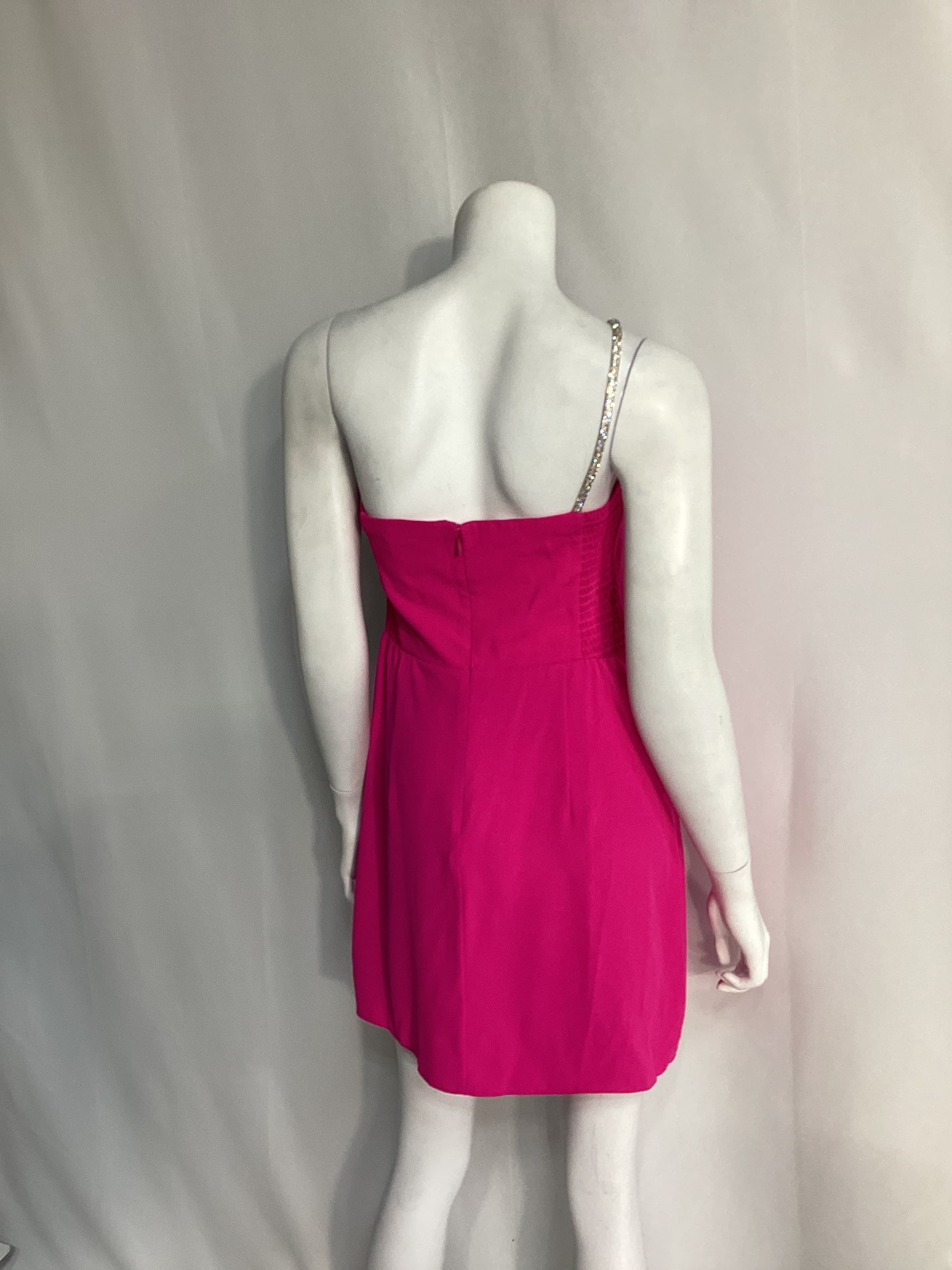 Dream Mini Dress In Hot Pink Light - Image 3