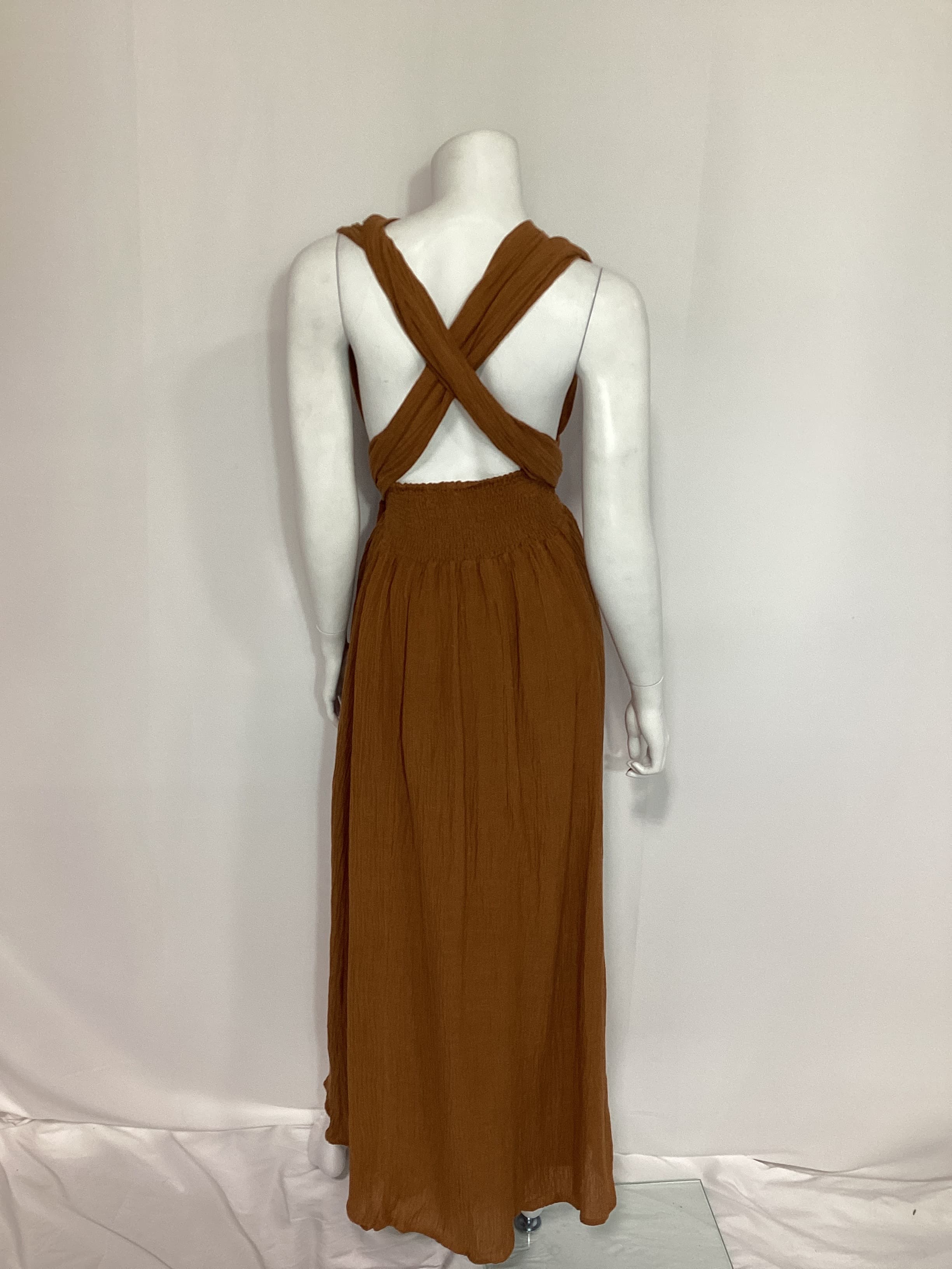 Tropiques Maxi Dress In Caramel - Image 2