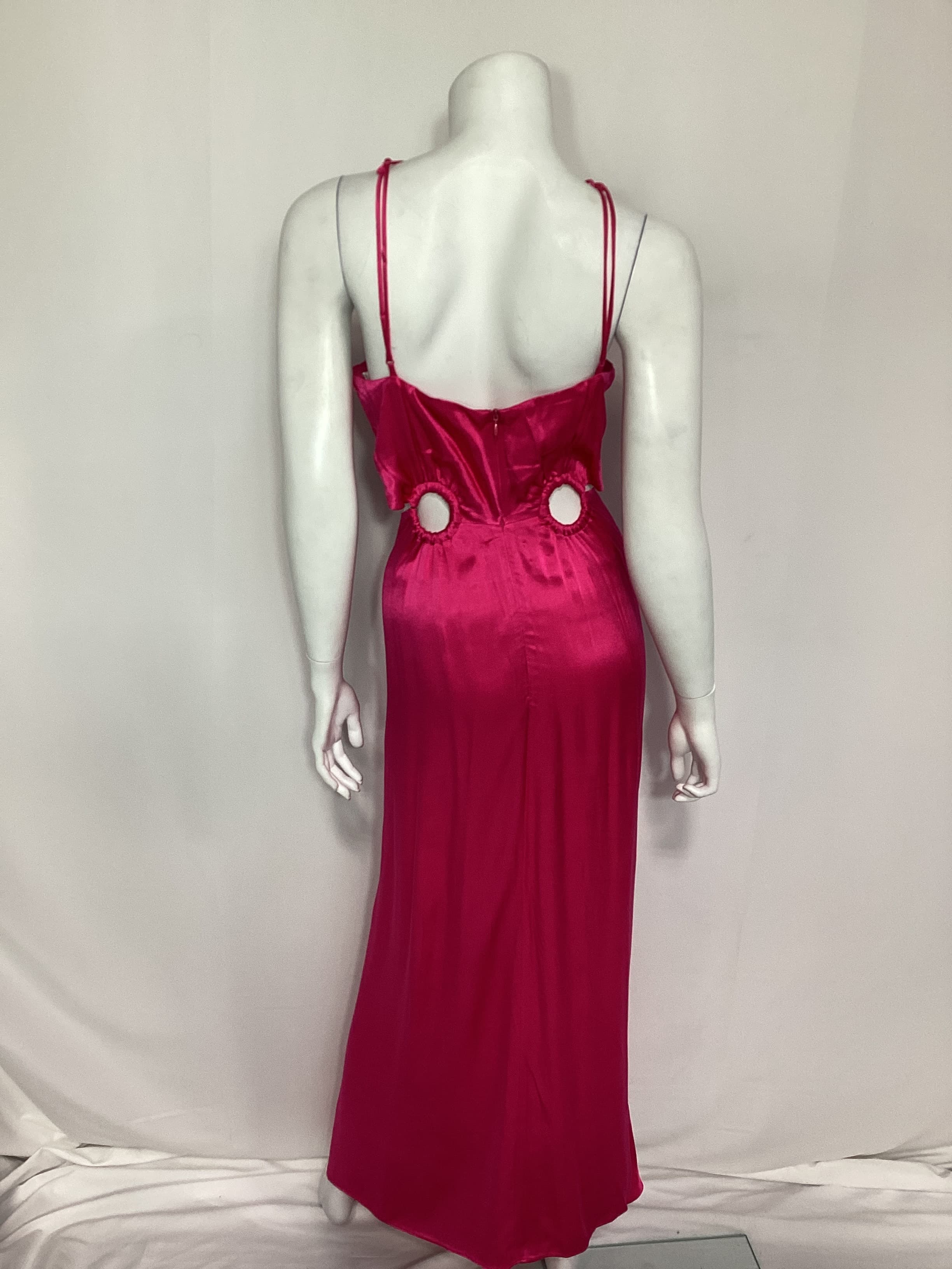 Visitant Maxi Dress In Hot Pink - Image 4